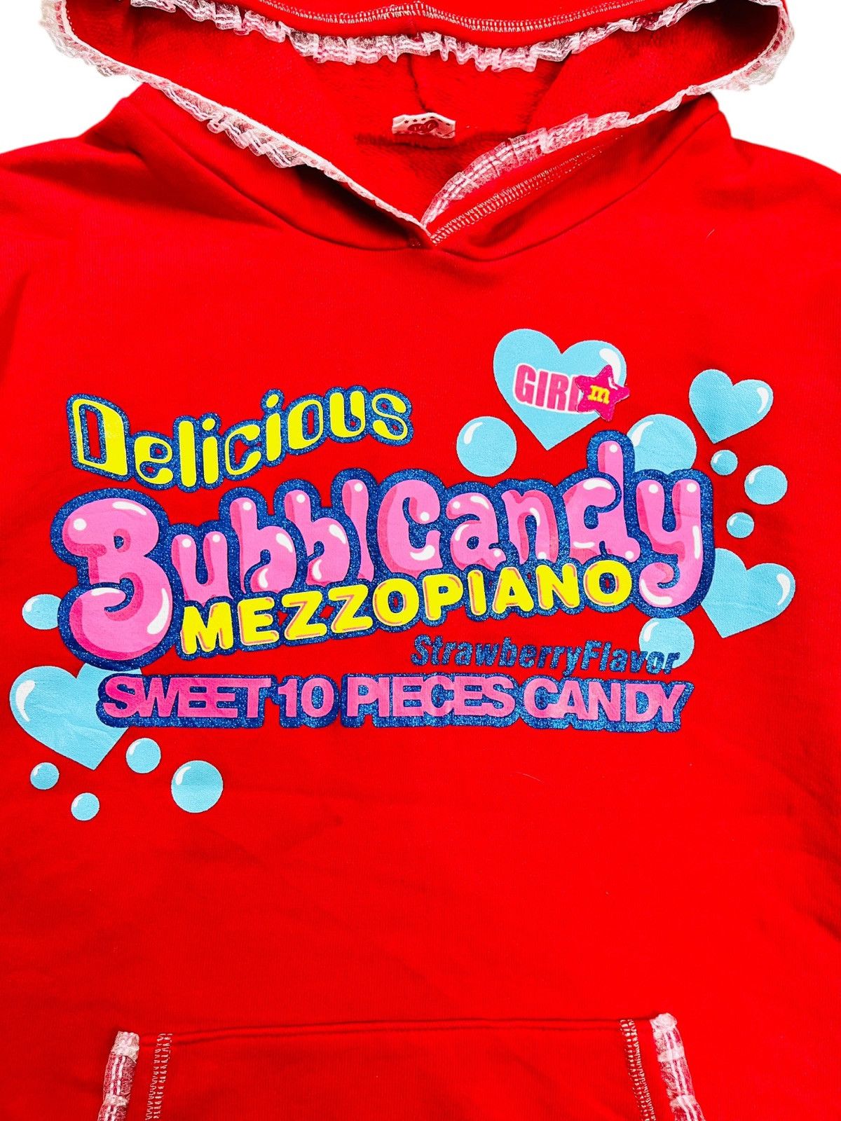 Angel Blue 2000s Mezzo Piano - Bubble Candy Hoodie Size L / US 10 / IT 46 - 4 Thumbnail