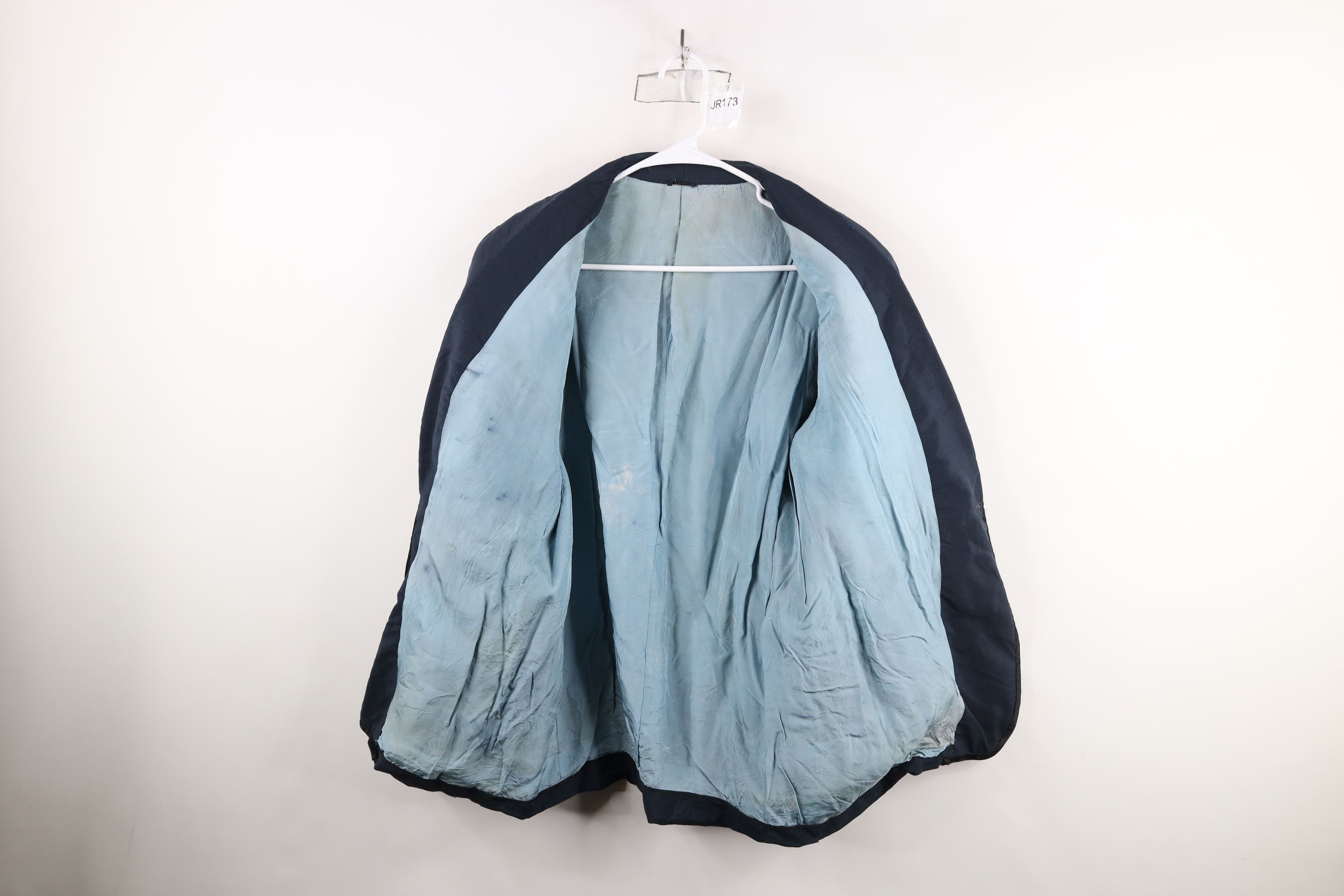 Vintage Vintage 50s Formal Tuxedo Prom Smokers Jacket Wool Blue USA Size US XL / EU 56 / 4 - 11 Thumbnail