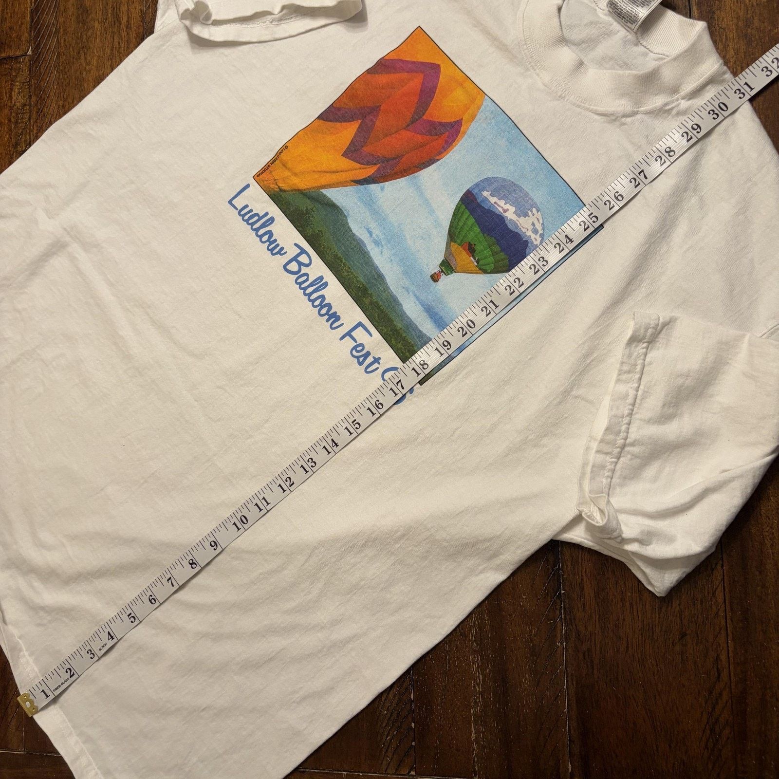 Fruit Of The Loom Vtg Ludlow Balloon Fest 96 XL Fruit Of The Loom T-Shirt Size US XL / EU 56 / 4 - 7 Thumbnail