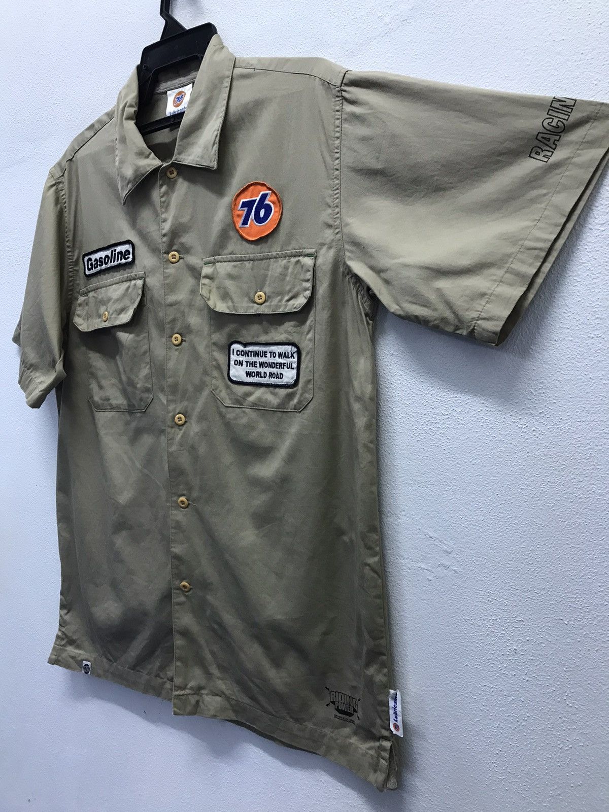 Japanese Brand × Vintage Vintage Union 76 Lubricants Short Sleeve Shirt Button Up Size US L / EU 52-54 / 3 - 13 Thumbnail