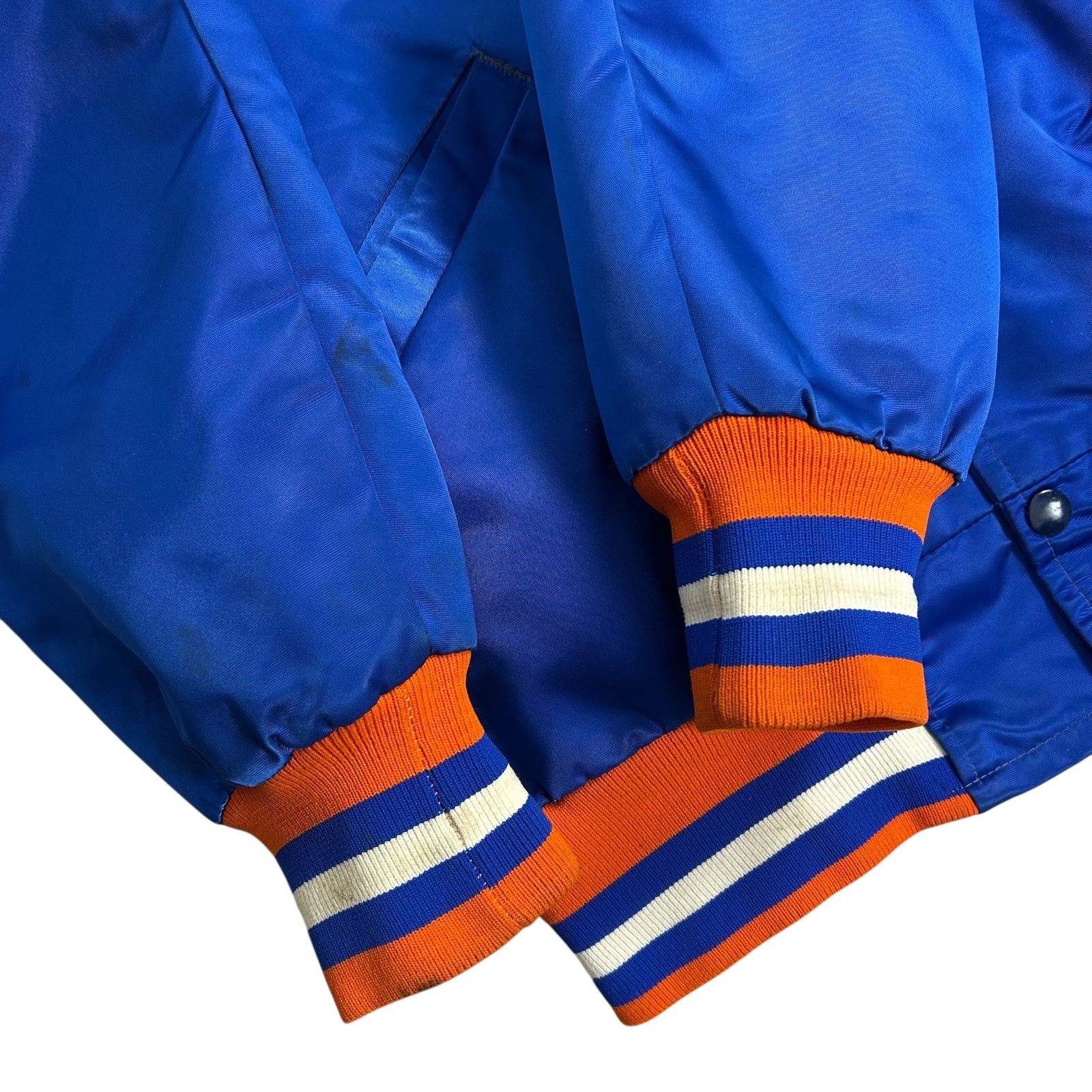 NHL VTG 90s NEW YORK ISLANDERS STARTER SATIN JACKET SPELL OUT Size US M / EU 48-50 / 2 - 13 Thumbnail