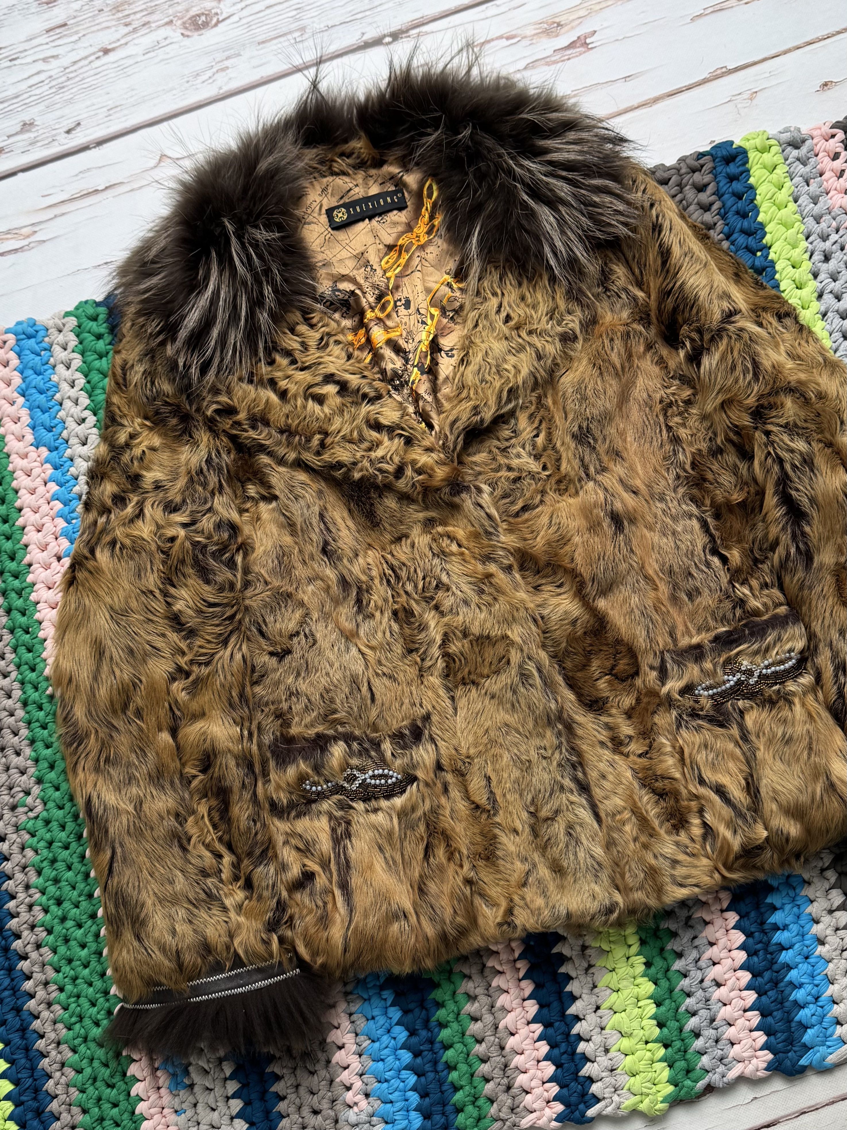 Japanese Brand Vintage Real Fur Jacket (D15) Size L / US 10 / IT 46 - 6 Thumbnail