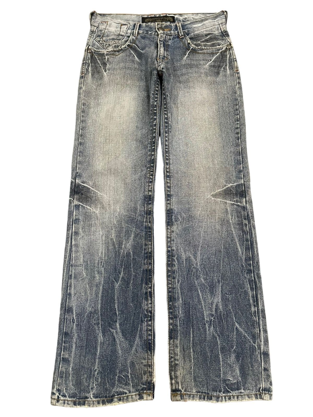 KMRii Vintage Japanese Brand Blue Wash Style Baggy Jeans Size US 32 / EU 48 - 1 Thumbnail