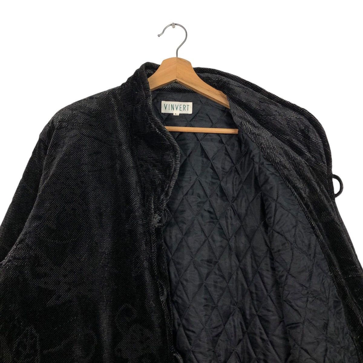 Japanese Brand × Vintage 📌Vintage Chore Button Jacket Rich Black Vinvert Size US L / EU 52-54 / 3 - 13 Thumbnail