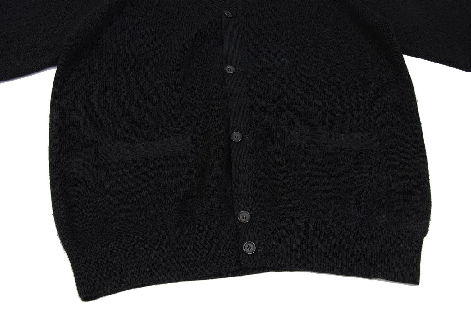 Jean Paul Gaultier Wool Knit Cardigan in Black, Size L Size US L / EU 52-54 / 3 - 6 Thumbnail