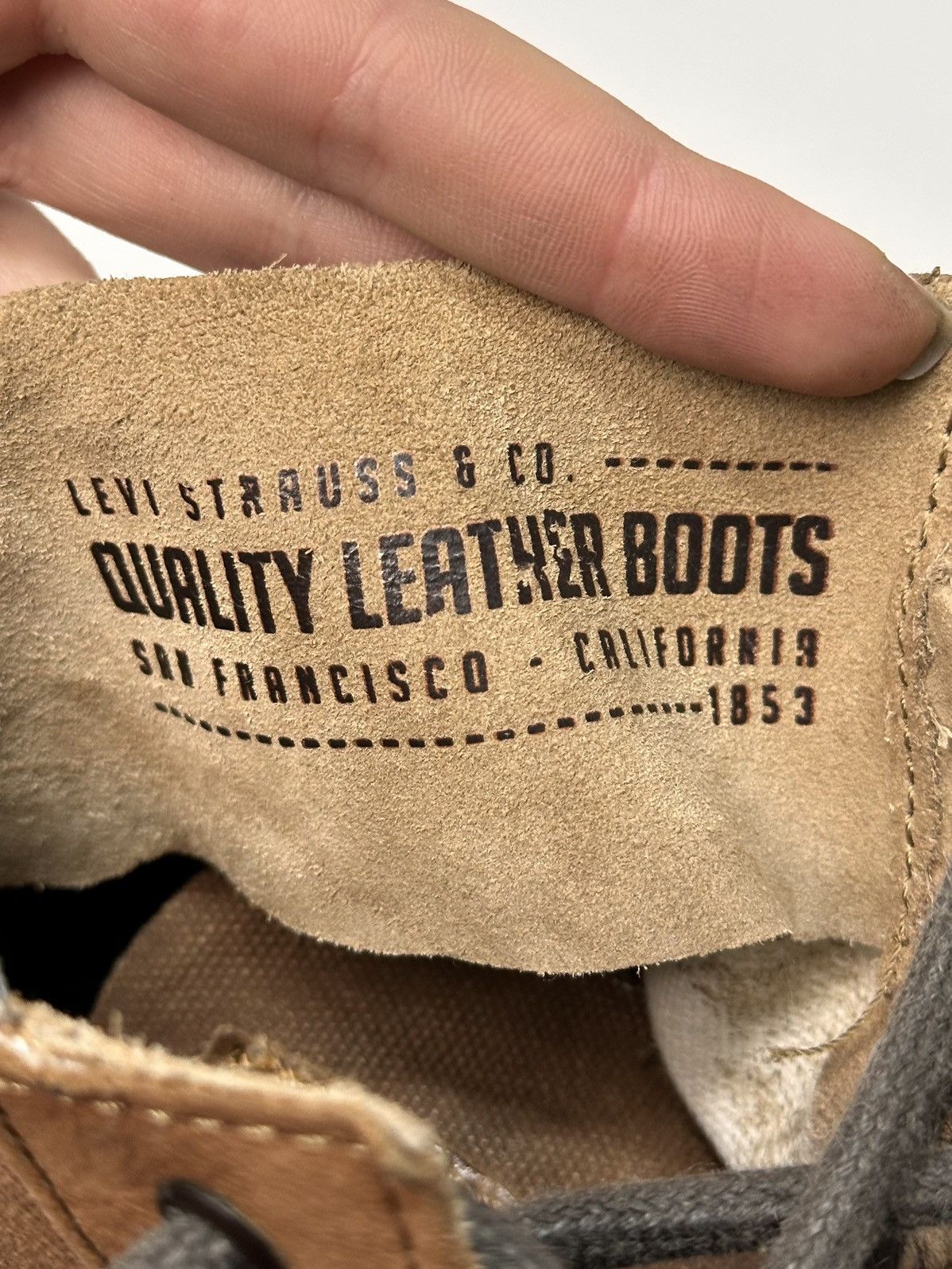 14th Addiction Combat Levi’s brown leather boots vintage Guidi Handmade GOA Size US 11 / EU 44 - 12 Thumbnail