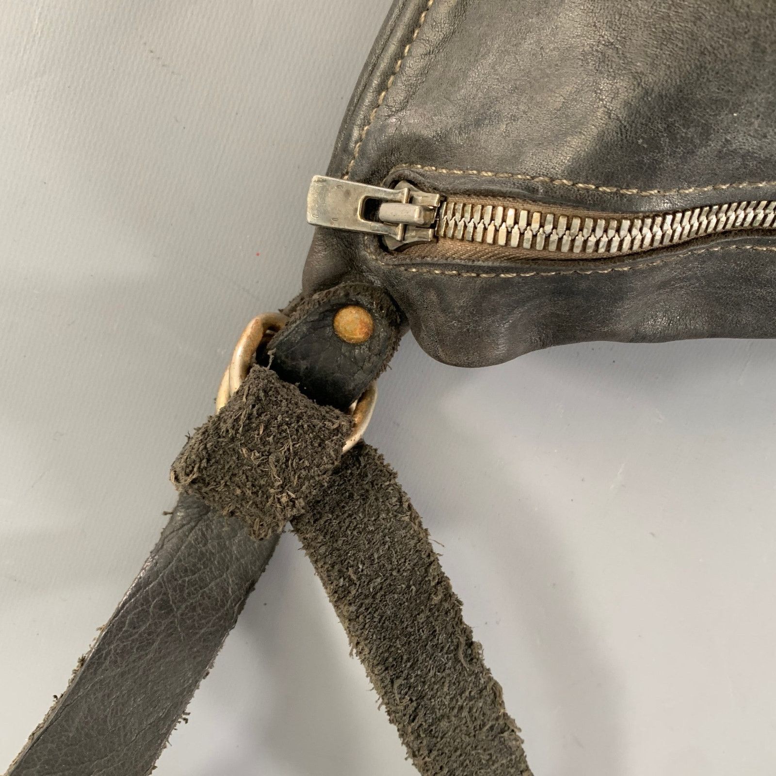 Guidi GUIDI Black Solid Horsehide Leather Cross Body Bag Size ONE SIZE - 5 Thumbnail