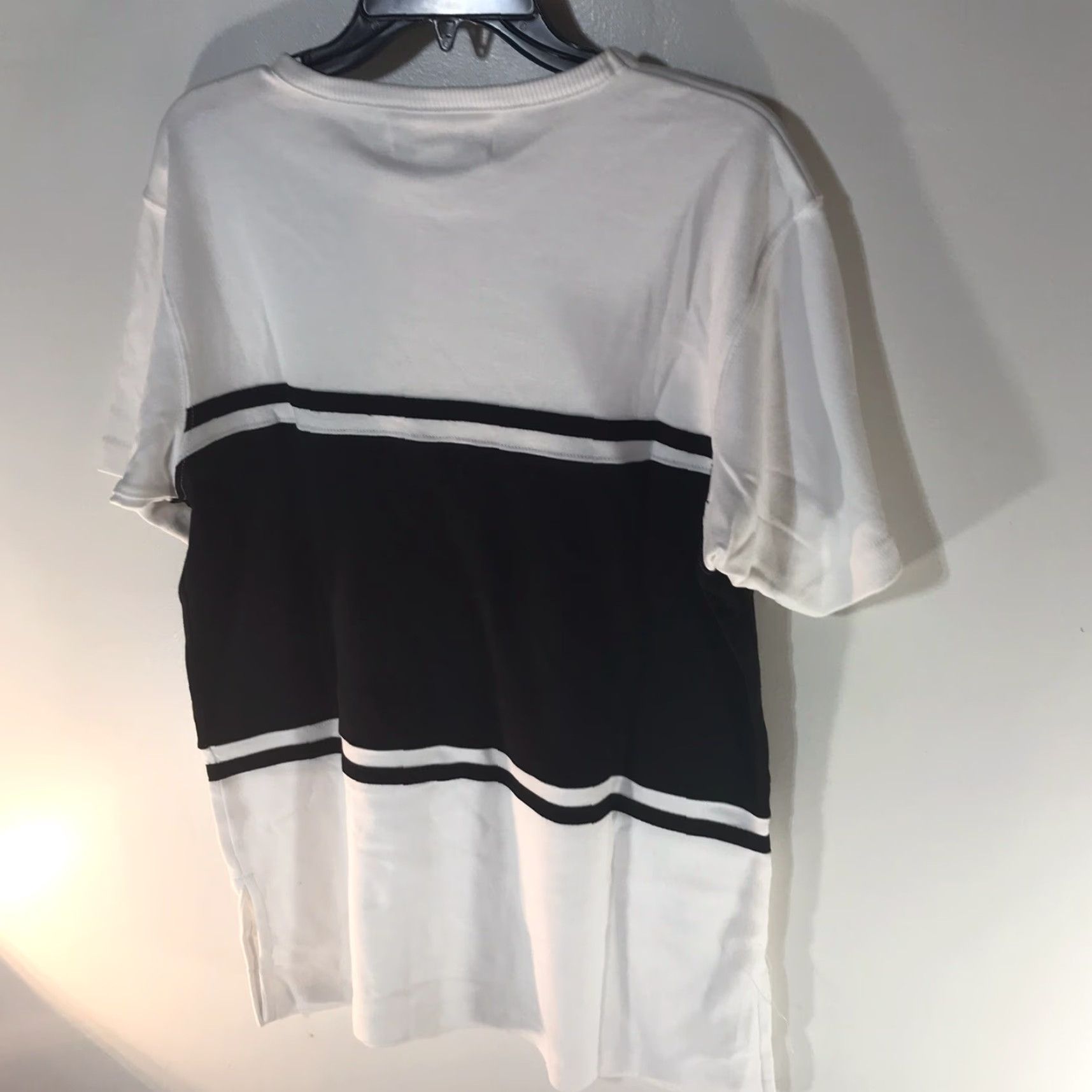 Vintage Norton Studio Black White Striped Tunic Top Womens Size S Casual Blouse Size S / US 4 / IT 40 - 2 Thumbnail