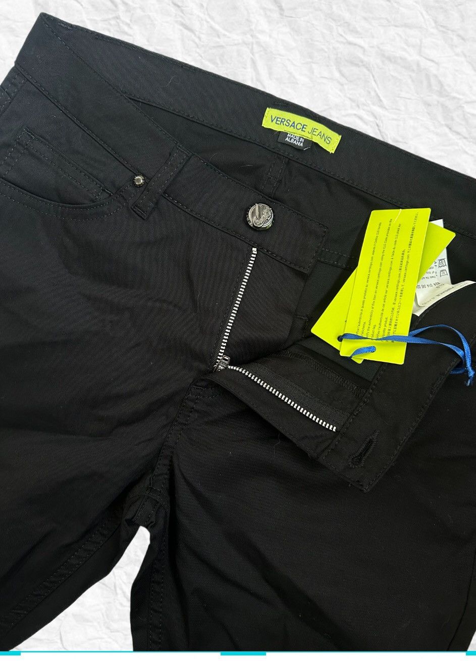 Versace Jeans Couture Versace Jeans Couture Black Slim Fit Pants Size US 31 - 3 Thumbnail