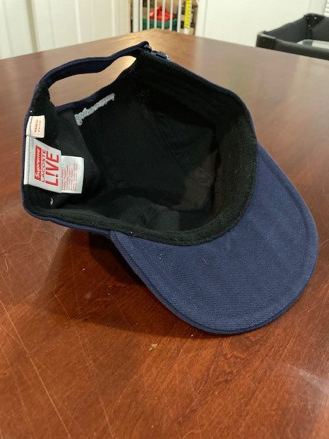 Supreme Supreme x Lacoste Pique Navy Camp Cap (SS2017) Size ONE SIZE - 5 Thumbnail