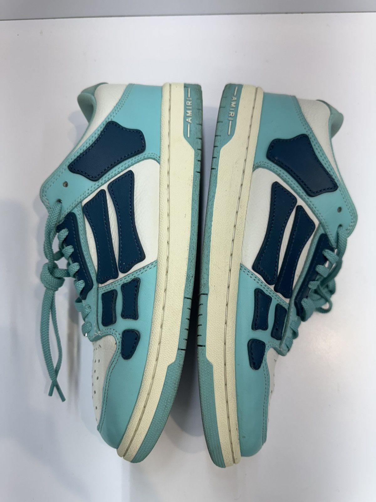 Amiri Amiri Skeleton Blue Gradient Low Top Sneaker Size US 9 / EU 42 - 10 Thumbnail