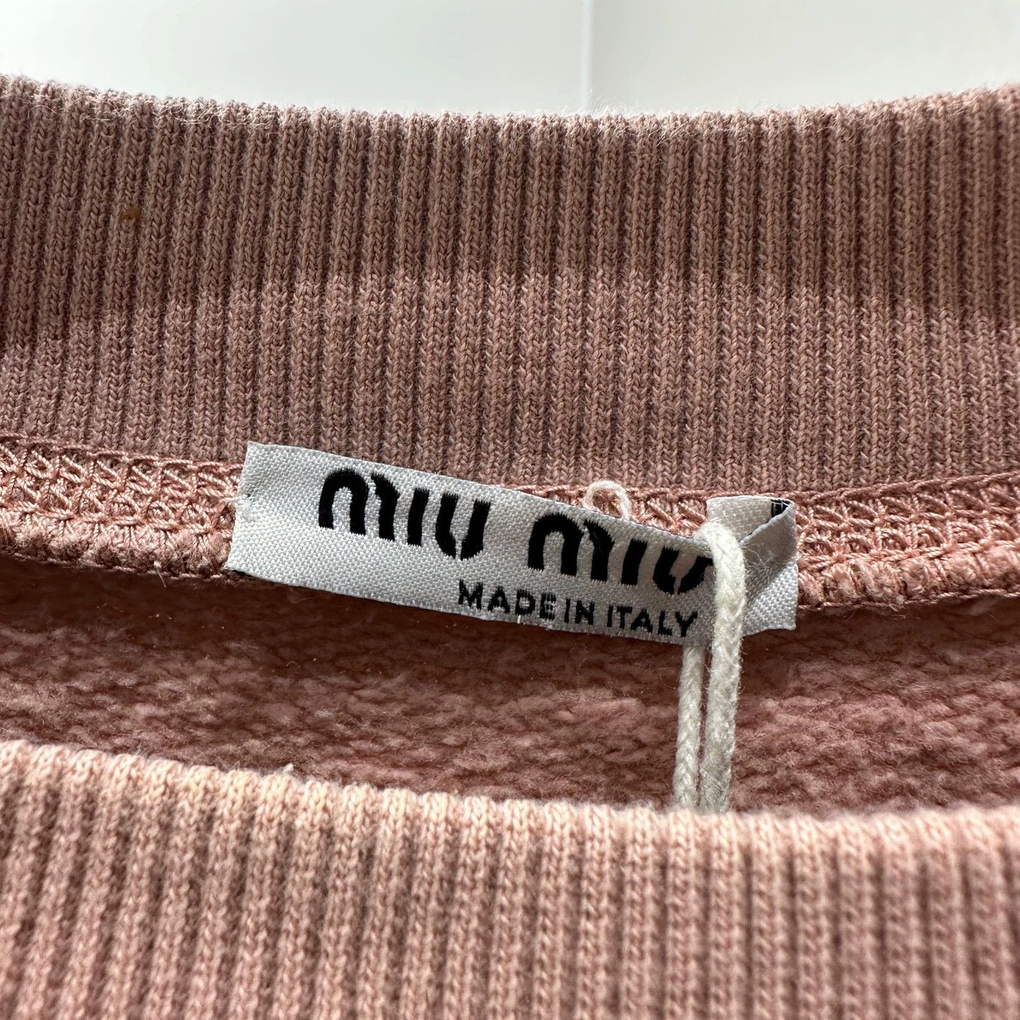 Miu Miu Miu Miu mar08 logo long sleeve sweatshirt XS Size XS / US 0-2 / IT 36-38 - 3 Thumbnail