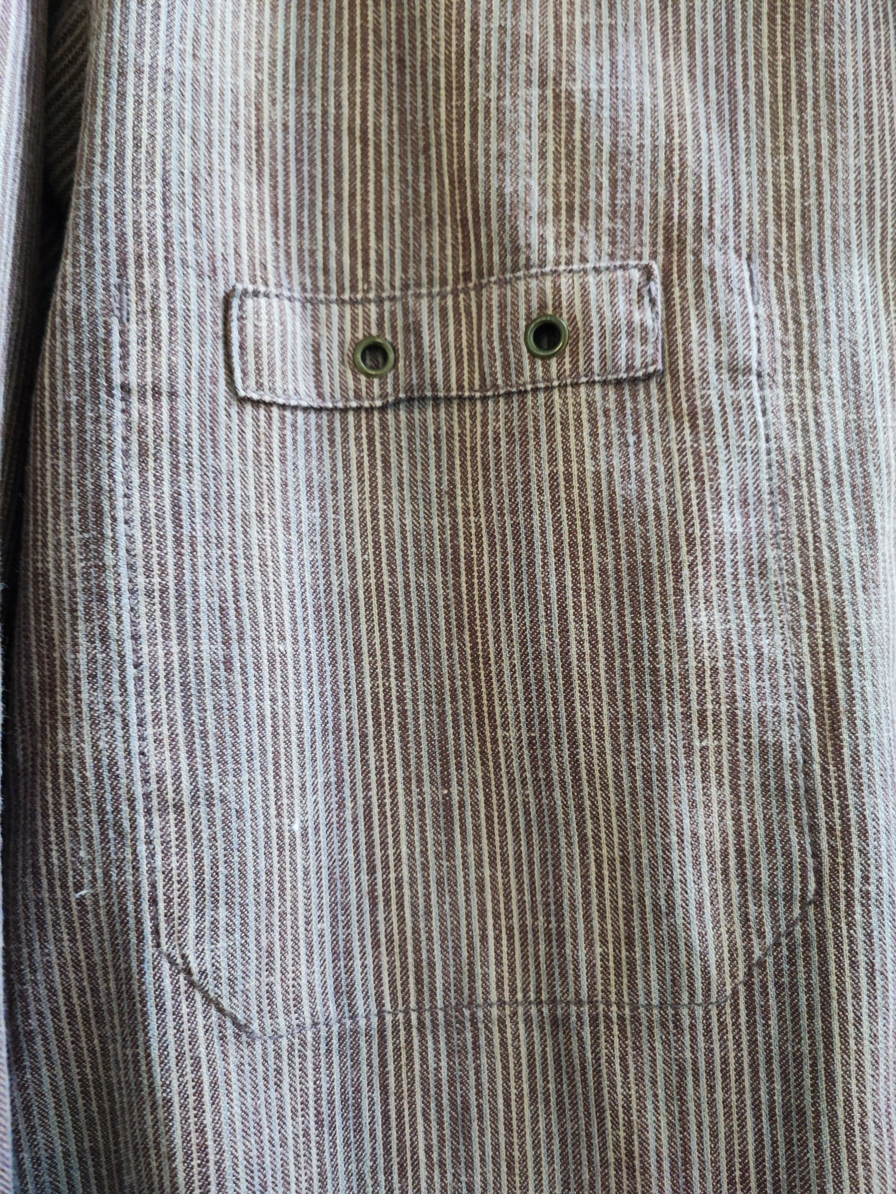 Kansai Yamamoto Rare design Kansai jeans Zipper Shirt by Kansai Yamamoto Size US M / EU 48-50 / 2 - 7 Thumbnail