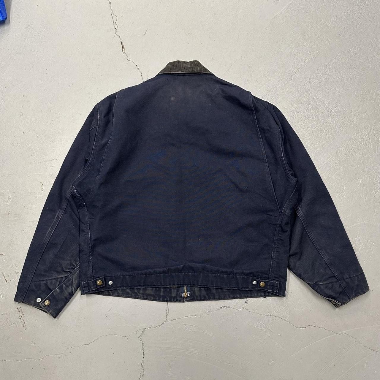Carhartt Vintage Carhartt Detroit Blanket Lined Faded Blue XL Size US XL / EU 56 / 4 - 4 Thumbnail