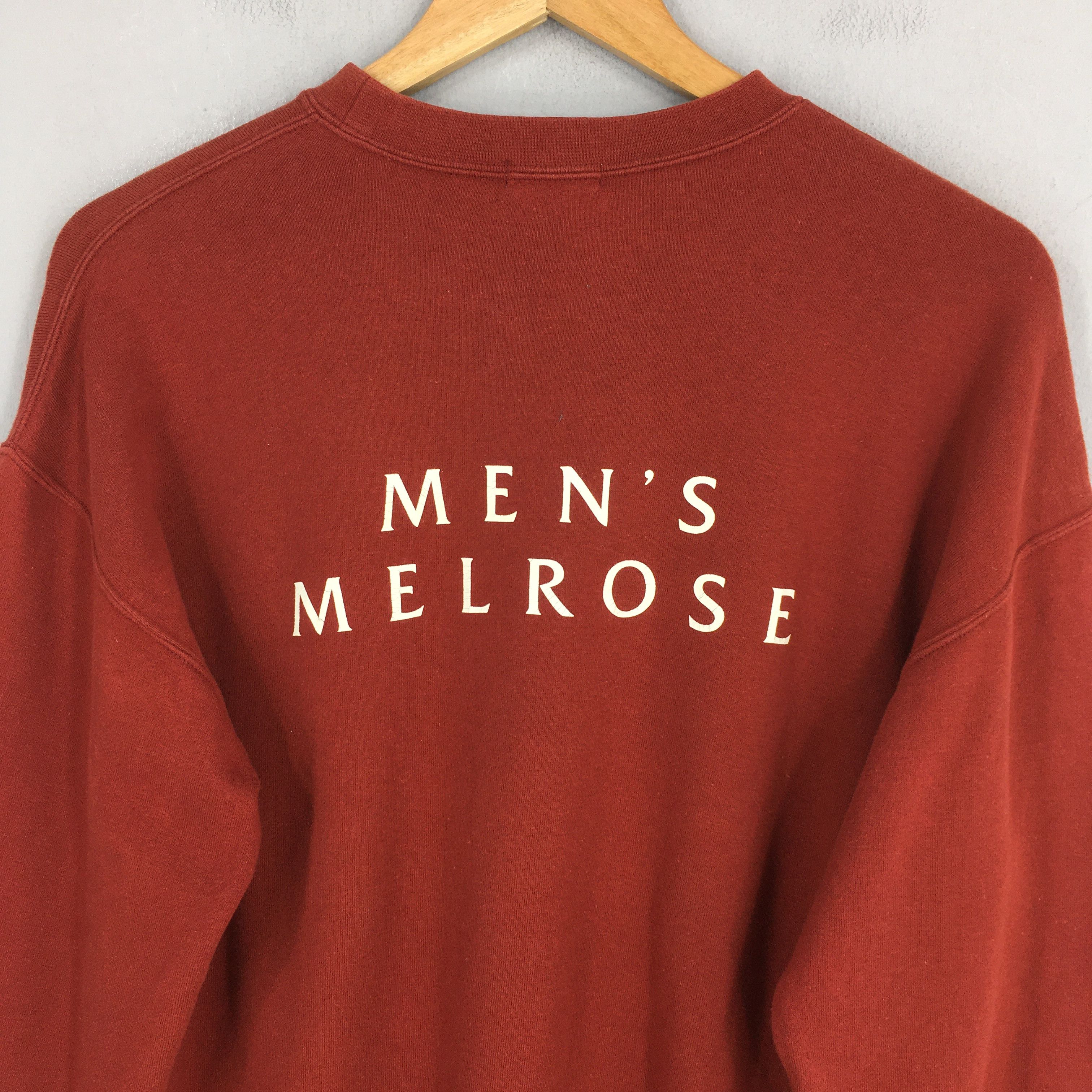 Vintage Vintage 90's Men's Melrose Designer Sweatshirt Medium Size US M / EU 48-50 / 2 - 8 Thumbnail
