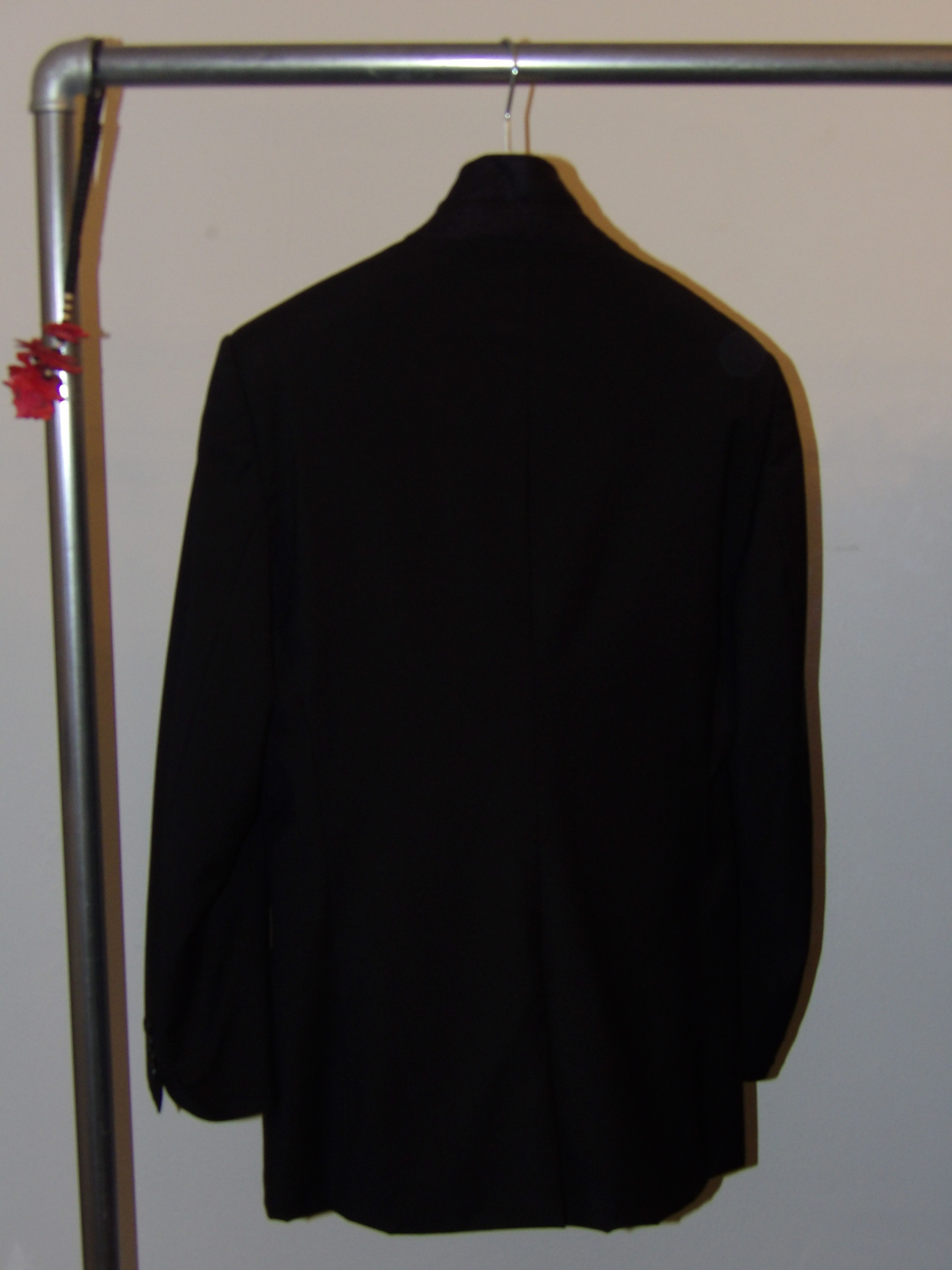 Dior Hedi Slimane Dior Homme Black Blazer Size 54R - 2 Thumbnail