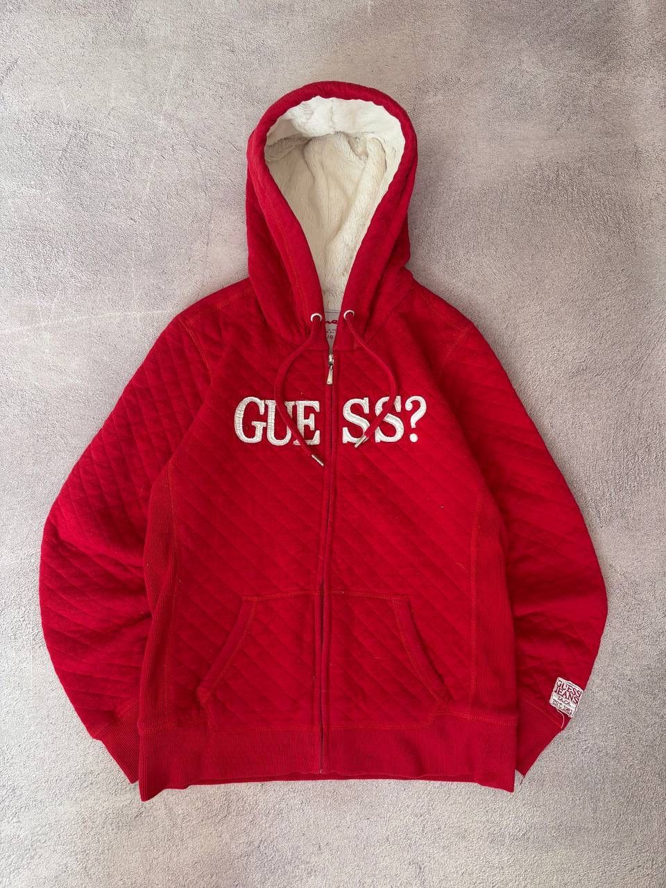 Guess × Japanese Brand Guess Fur Faux Fur LGG style hoodie Size L / US 10 / IT 46 - 1 Thumbnail