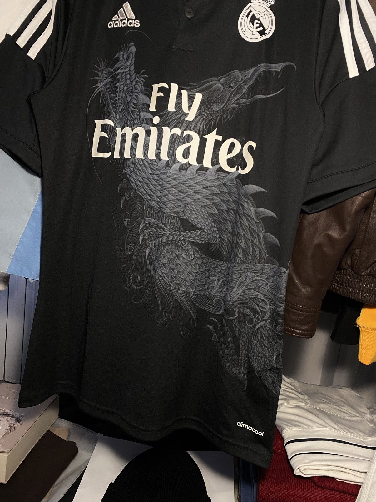 Adidas Adidas x Yohji Yamamoto Real Madrid FC 2014-15 Third Jersey Size US M / EU 48-50 / 2 - 3 Thumbnail