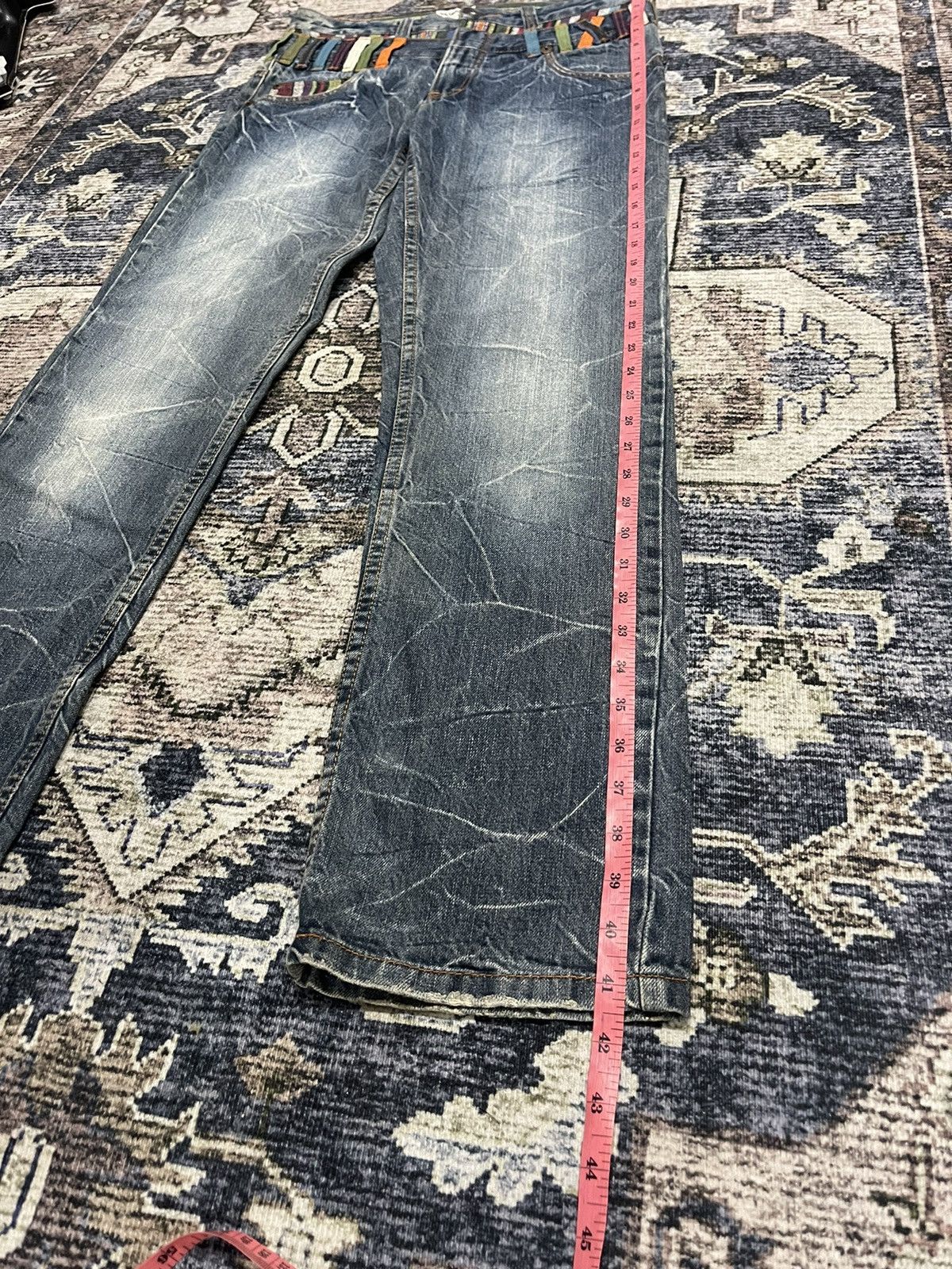 🔥Nylaus Hysteric Glamour Double Waist Multipocket Denim