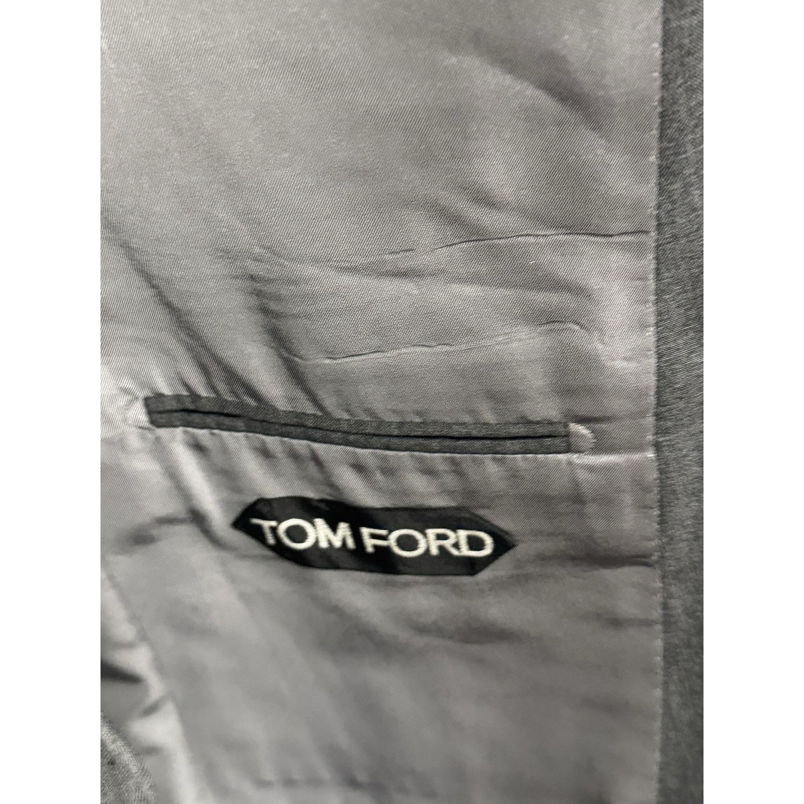 Tom Ford Tom Ford Charcoal Gray Suit Jacket Blazer 50/40L US Size 40L - 7 Thumbnail