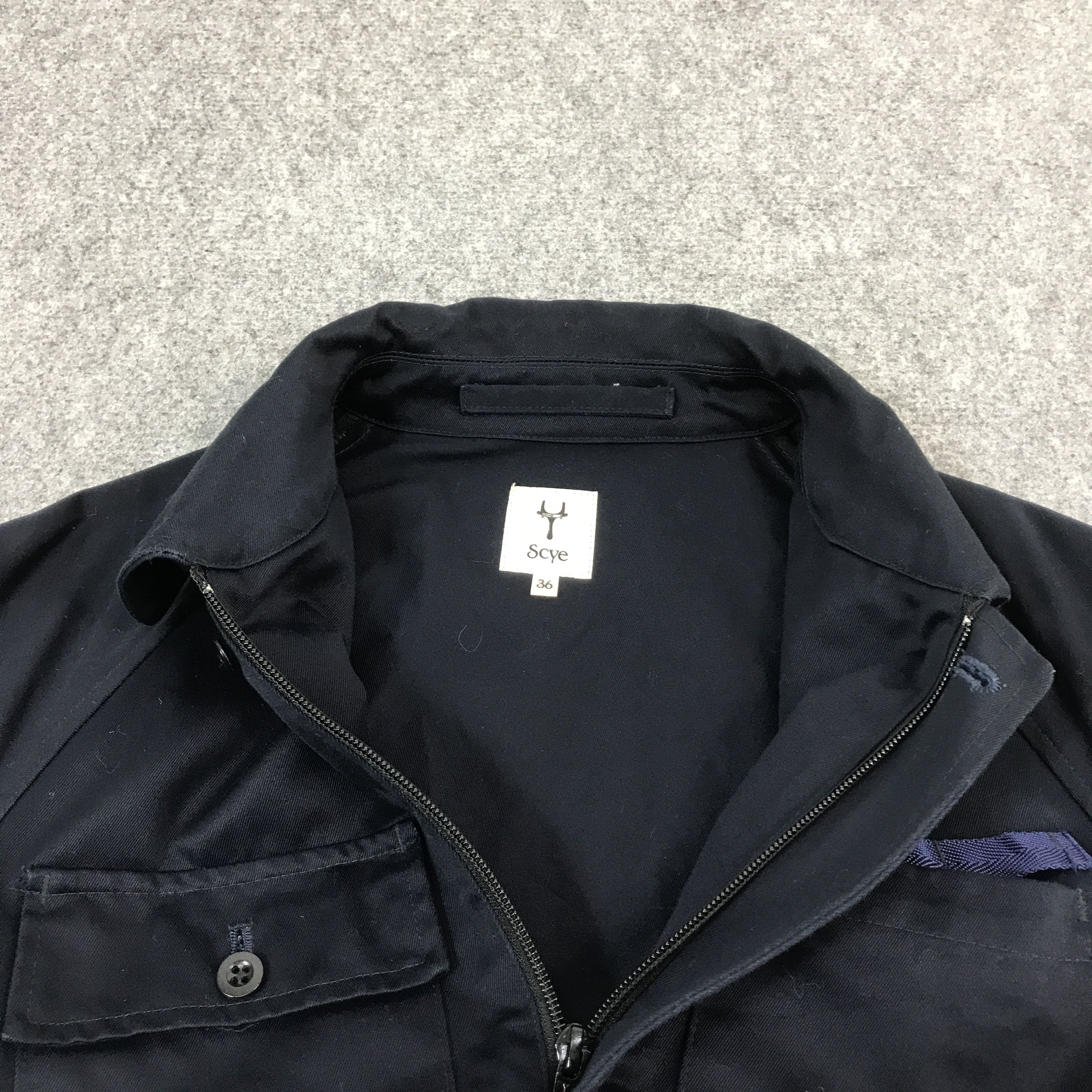 Japanese Brand SCYE MASTRPIECE JAPAN NAVY JACKET Size US L / EU 52-54 / 3 - 7 Thumbnail