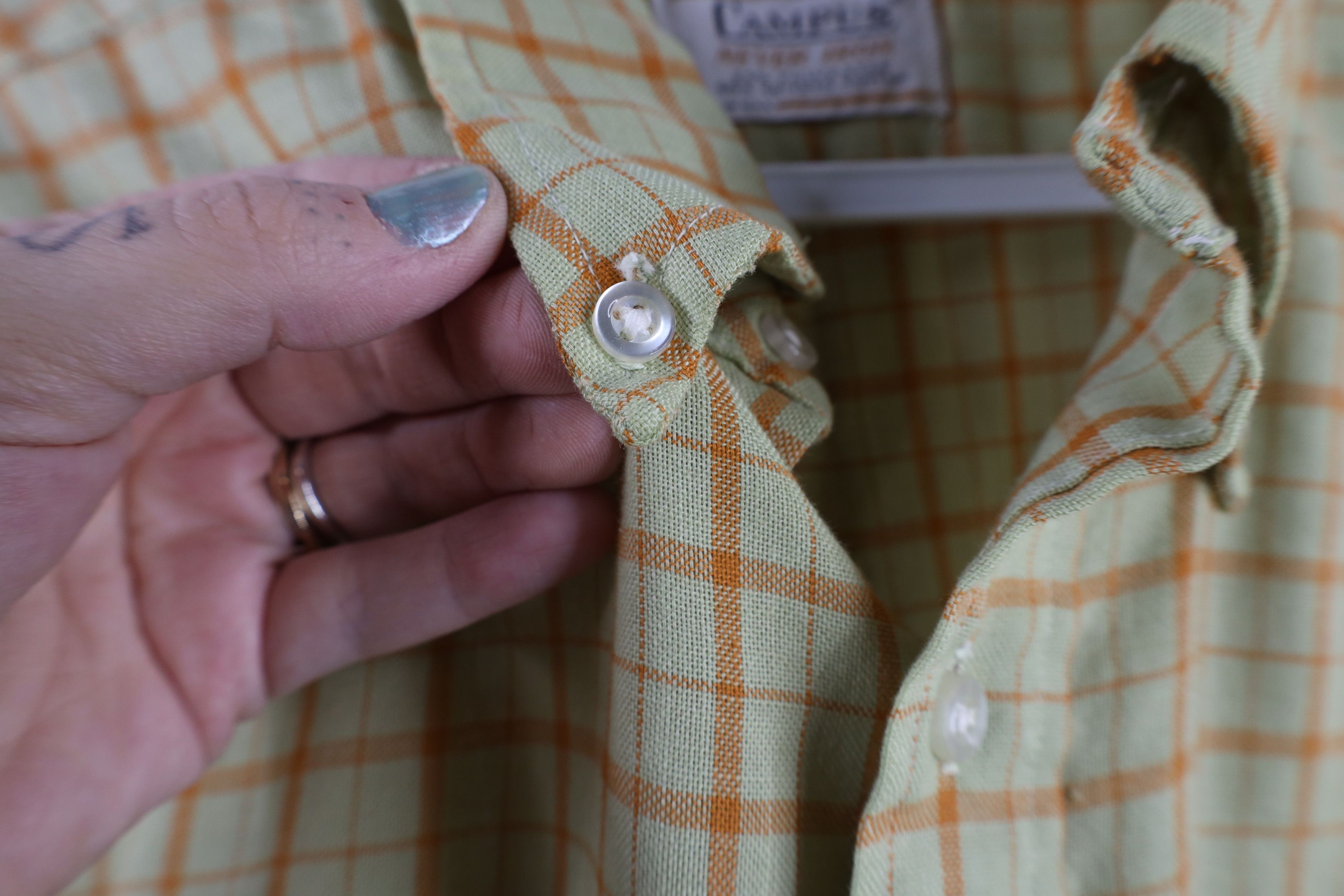 Vintage Vintage 60s 70s Rockabilly Short Sleeve Button Down Shirt Size US M / EU 48-50 / 2 - 8 Thumbnail