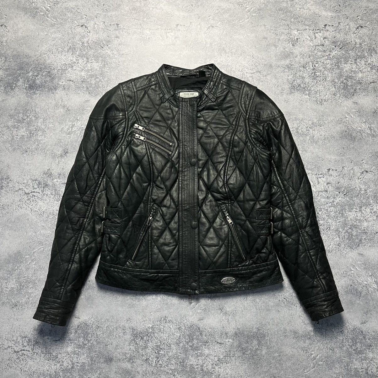 Harley Davidson Vintage Harley Davidson Leather Biker Jacket Motorcycle Size US M / EU 48-50 / 2 - 1 Thumbnail