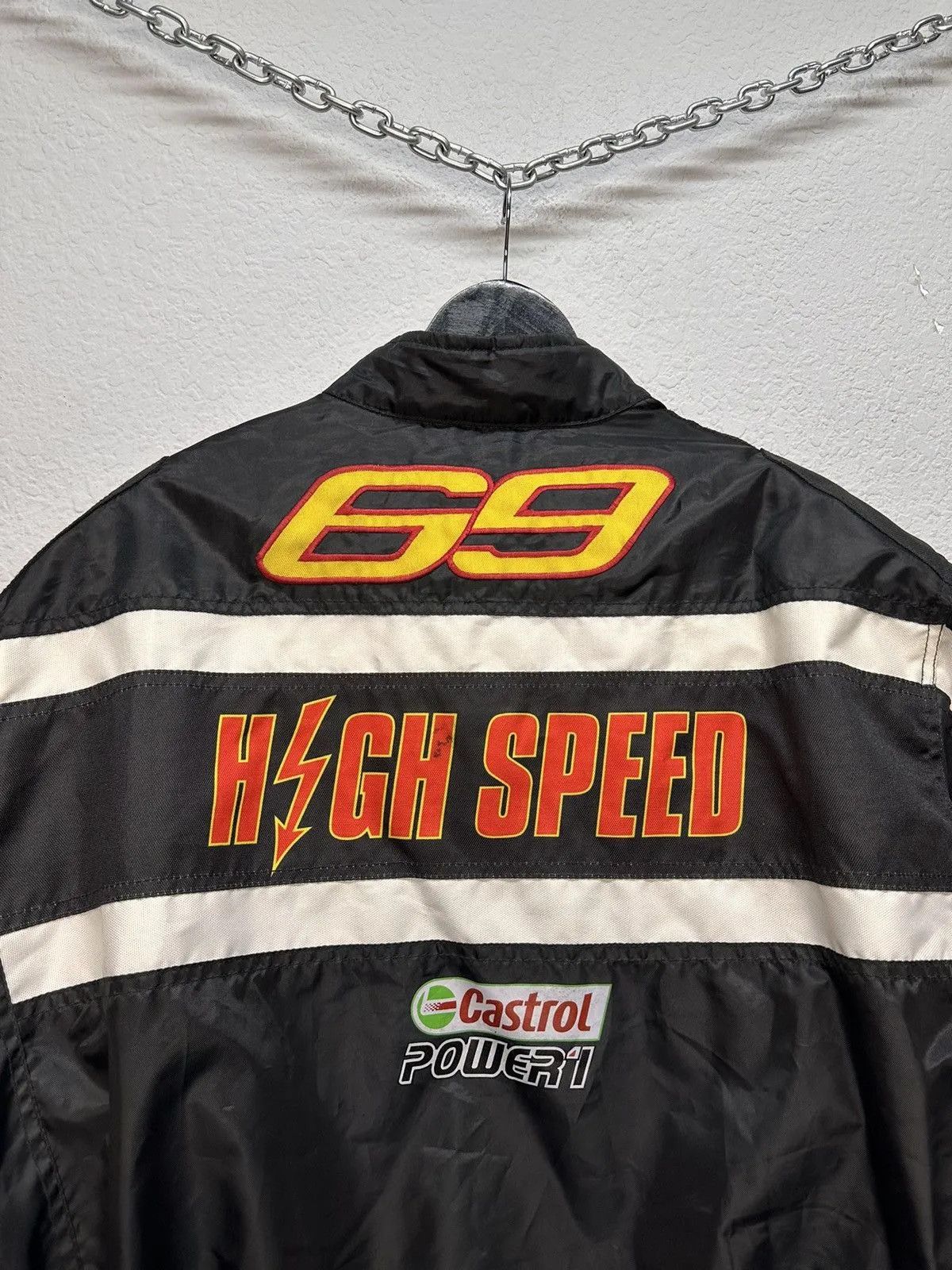NASCAR Racing Jacket Moto Vodafone F1 Nascar Leather Red Bull Lucky Size US XXL / EU 58 / 5 - 16 Thumbnail