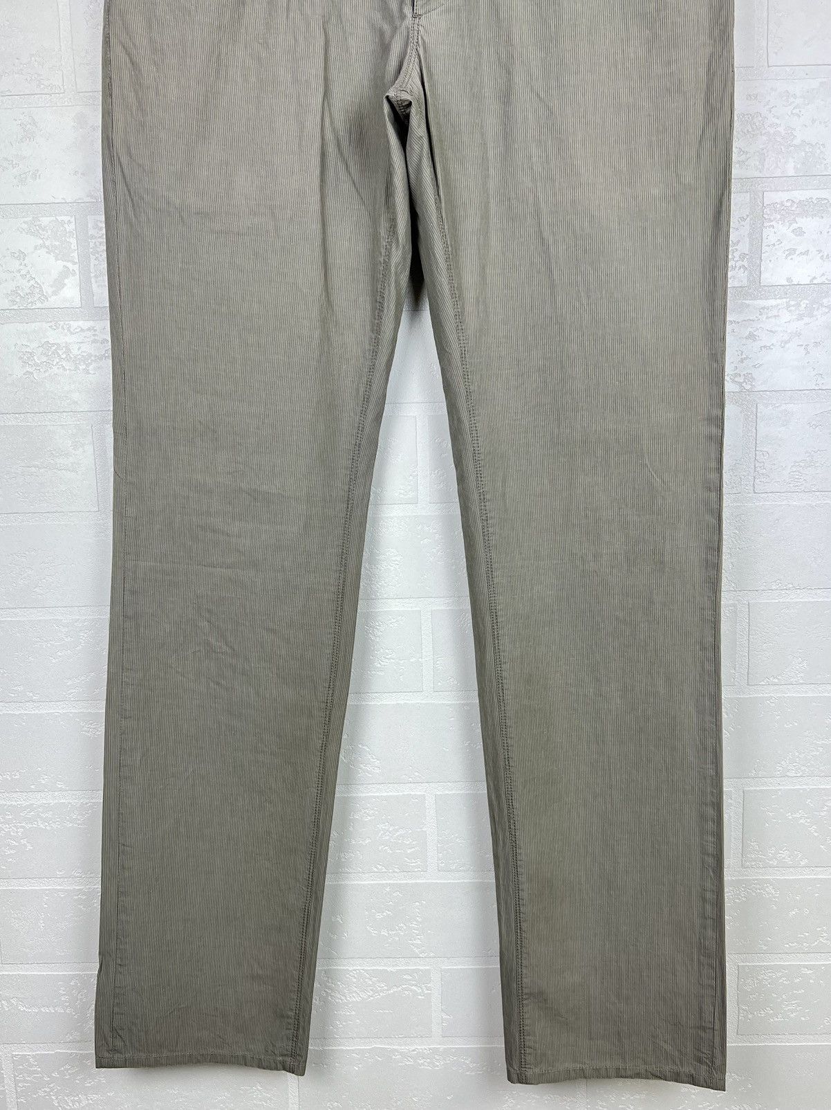 Prada PRADA MILANO Pants Red Tab Beige Classic Cotton Lightweight Size US 32 / EU 48 - 11 Thumbnail