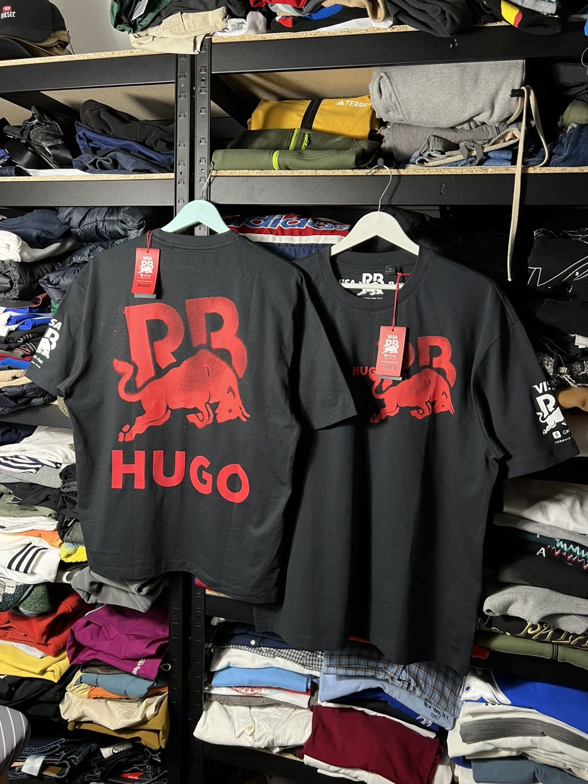 Hugo HUGO Red Bull Racing F1 Oversized T-Shirt Visa Cash App Size US M / EU 48-50 / 2 - 2 Thumbnail