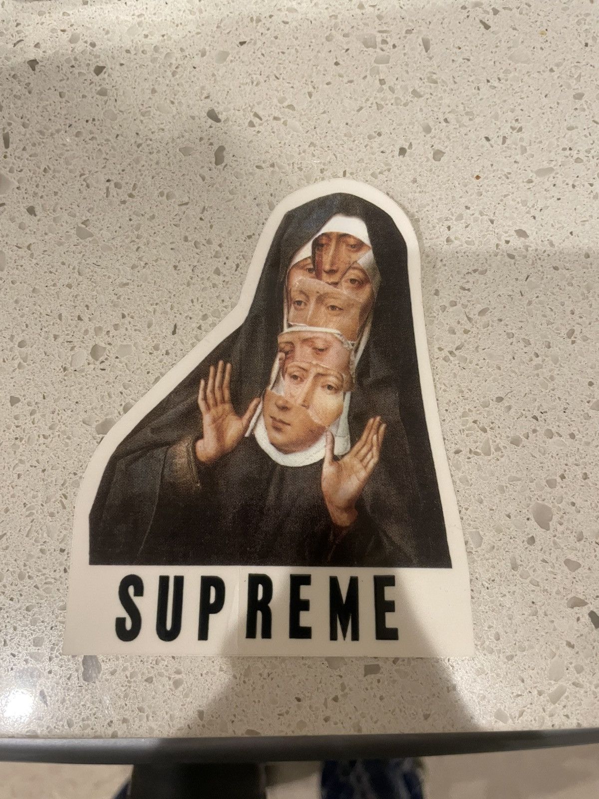 Supreme Nun Sticker | Grailed