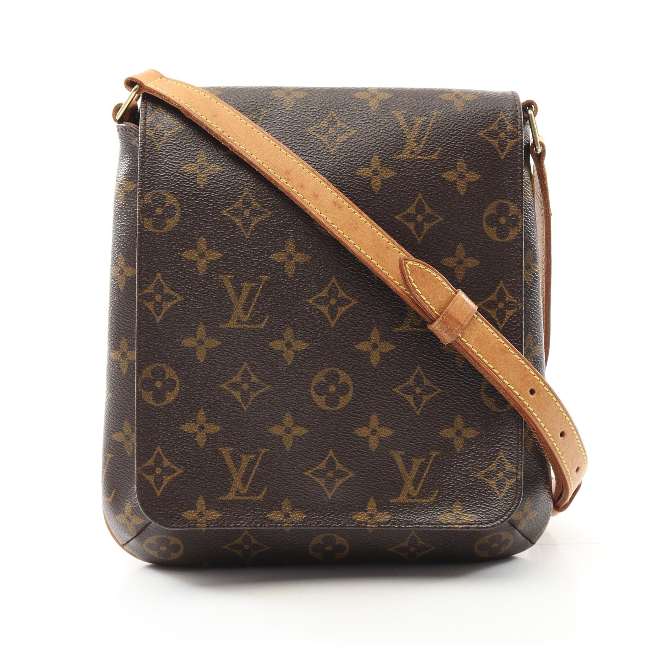 Louis Vuitton Louis Vuitton Musette Salsa Long Strap Monogram Shoulder Bag Leather Brown Size ONE SIZE - 1 Thumbnail