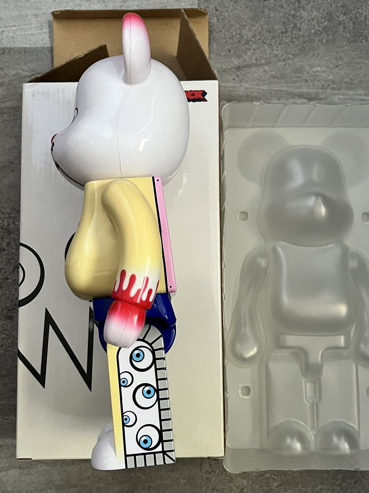 Medicom Toy 400% BE@RBRICK T9G YELLOW MEDICOM 2007 Size ONE SIZE - 7 Thumbnail