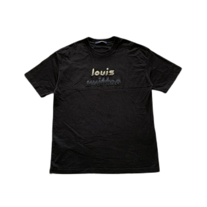 Louis Vuitton LV Black Short Sleeve TShirt with Embroidery-2506 Size US M / EU 48-50 / 2 - 1 Thumbnail
