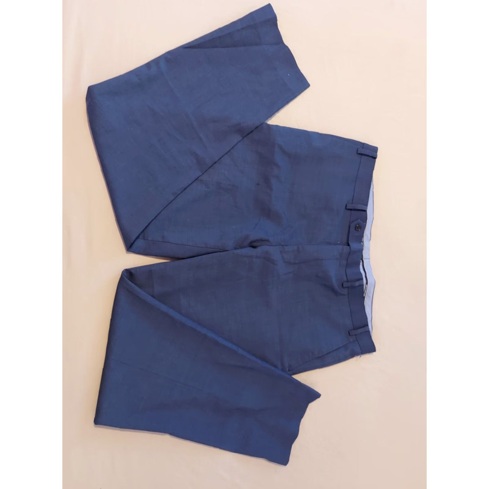 Hart Schaffner Marx Hart Schaffner Marx Mens Dress Pants 38x30 Blue Navy Slacks Khaki Style Trousers Regular Size US 38 / EU 54 - 2 Thumbnail