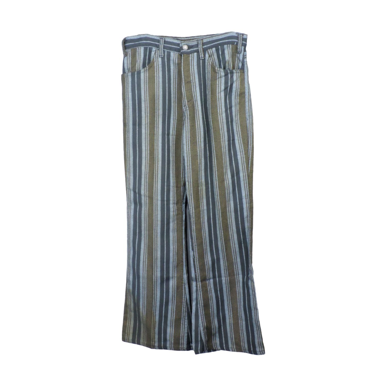 Levi's 60'S LEVI'S STA-PREST STRIPED BIG E GOLD TAB LONG PANTS Size US 30 / EU 46 - 1 Thumbnail