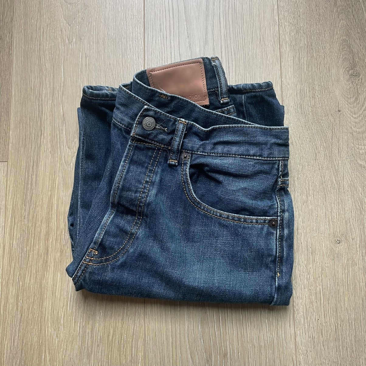 image of Acne Studios 2021F Ghost Town Jeans in Blue, Women's (Size 26)