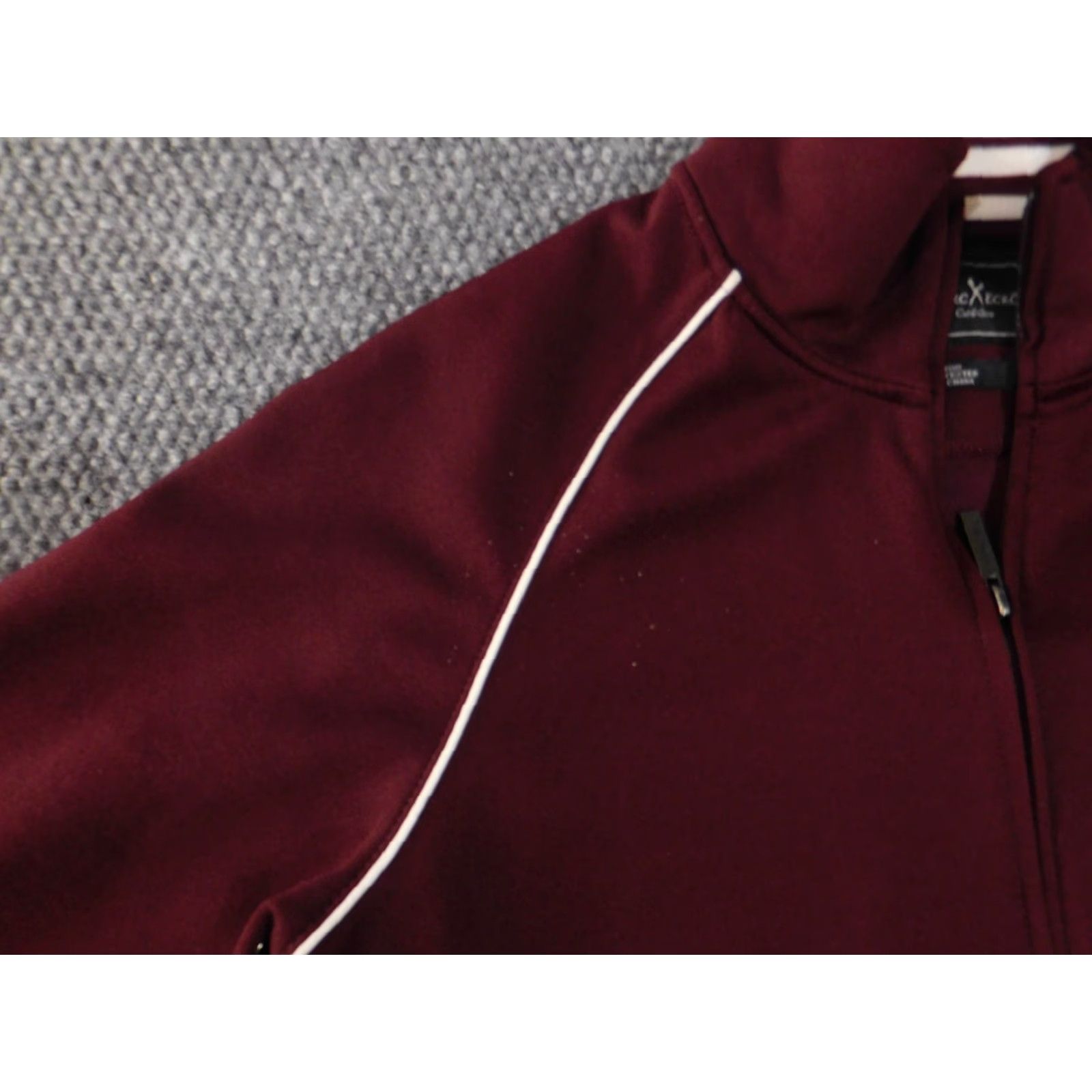 Marcs VINTAGE Marc Ecko Jacket Bomber Zip Red Retro Stretch Casual Mens Small S Red Size US S / EU 44-46 / 1 - 4 Thumbnail