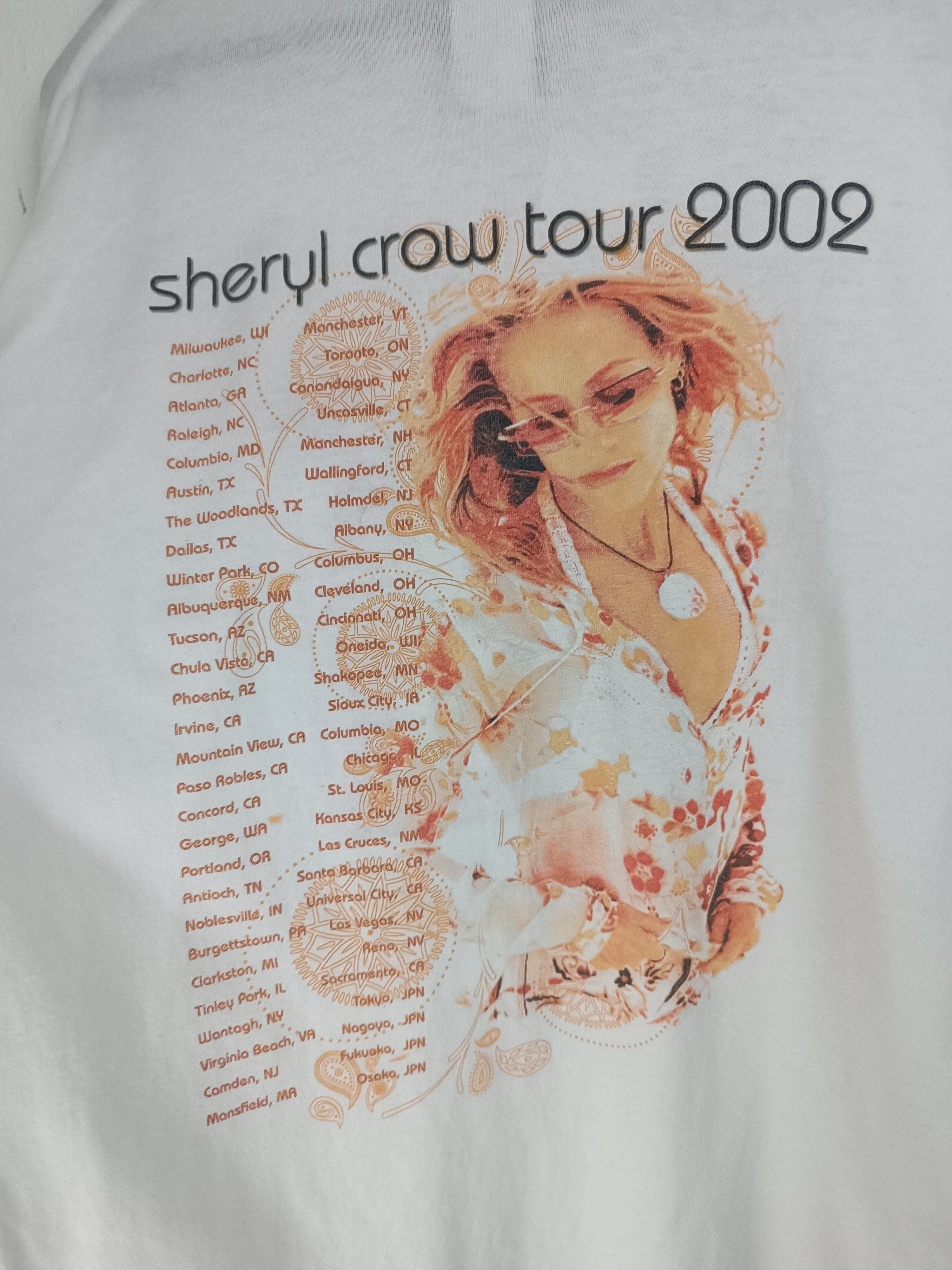 Band Tees VINTAGE '02 SHERYL CROW TOUR TEE kid rock willie faith urban Size US M / EU 48-50 / 2 - 16 Thumbnail