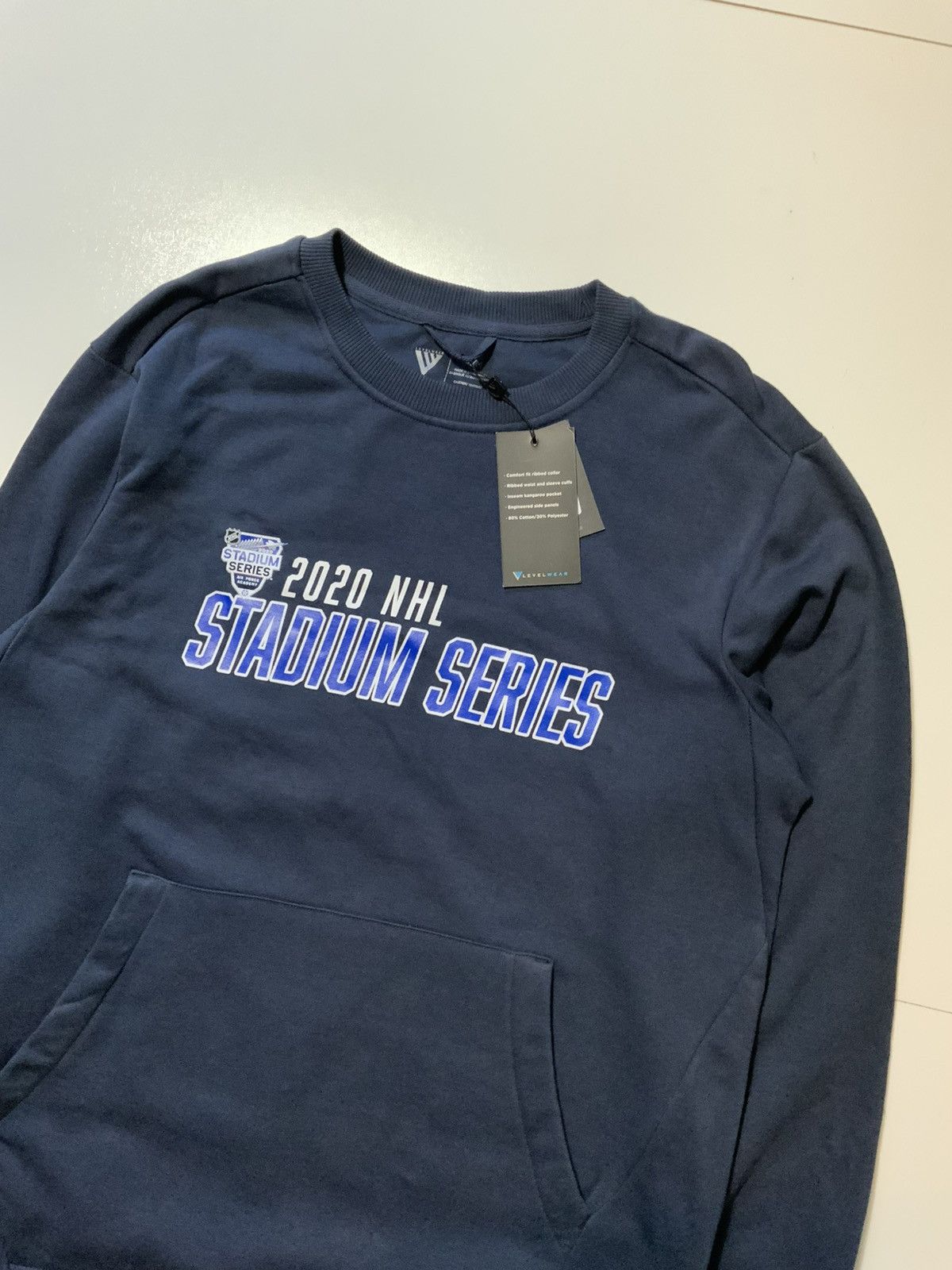 NHL NWT 2020 NHL Hockey Stadium Series Air Force Sweatshirt Size US M / EU 48-50 / 2 - 3 Thumbnail