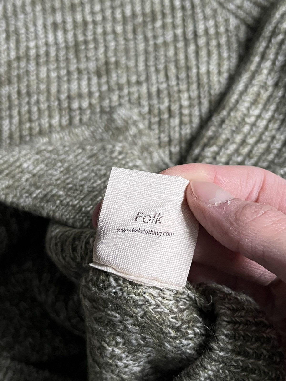 Folk Folk Blend Knitted Crew Neck Sweater Size US M / EU 48-50 / 2 - 11 Thumbnail