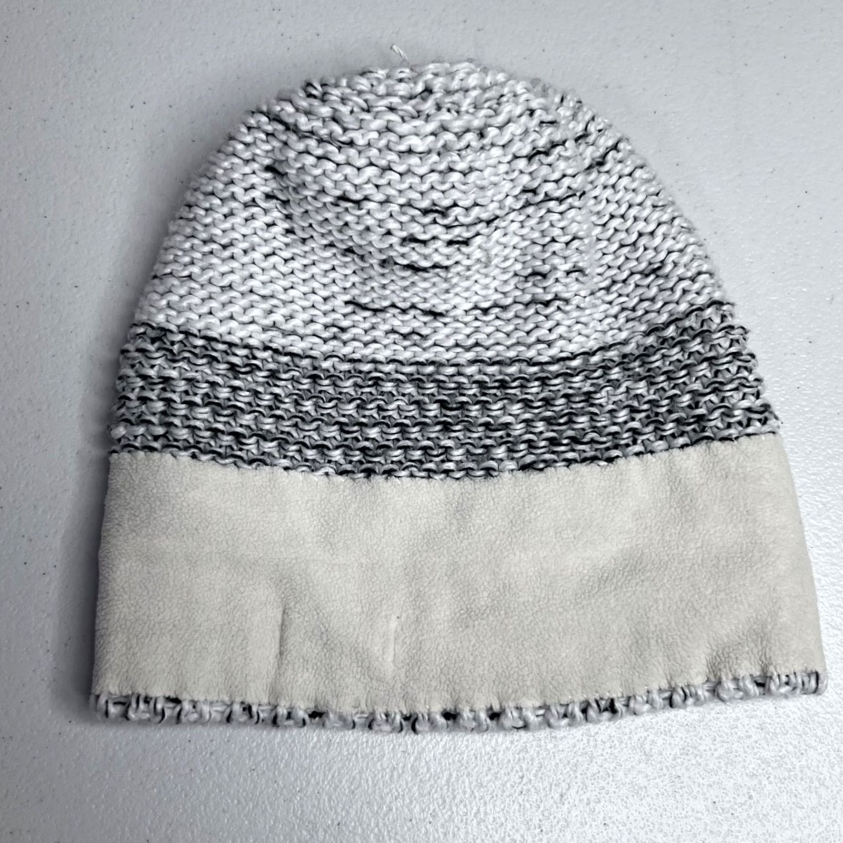 Vintage Columbia Beanie Pom Knit Hat Womens One Size White Black Lined Size ONE SIZE - 6 Thumbnail