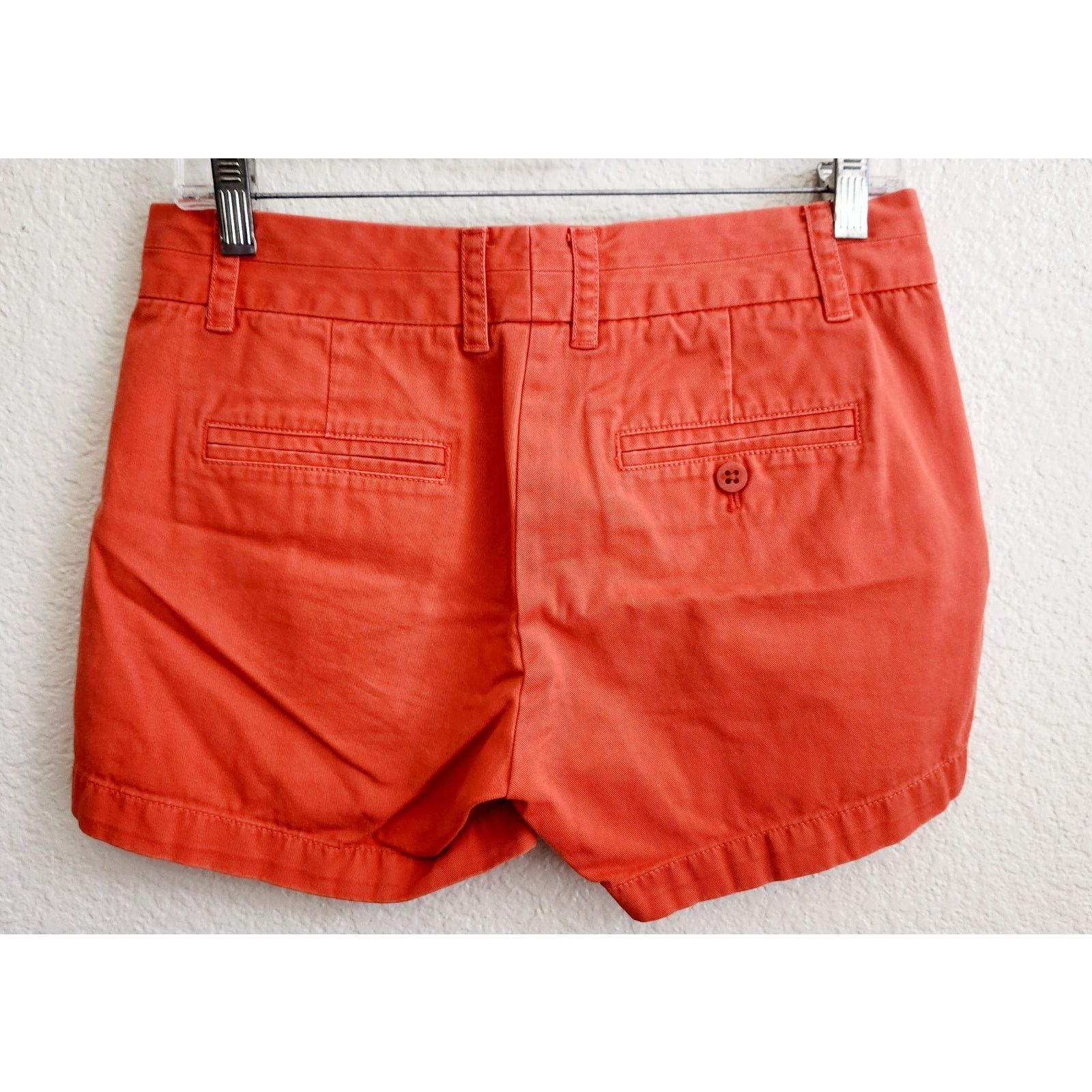 J.Crew J. Crew Orange Broken In Chino Shorts 2 Lightweight Soft Size 26" / US 2 / IT 38 - 3 Thumbnail