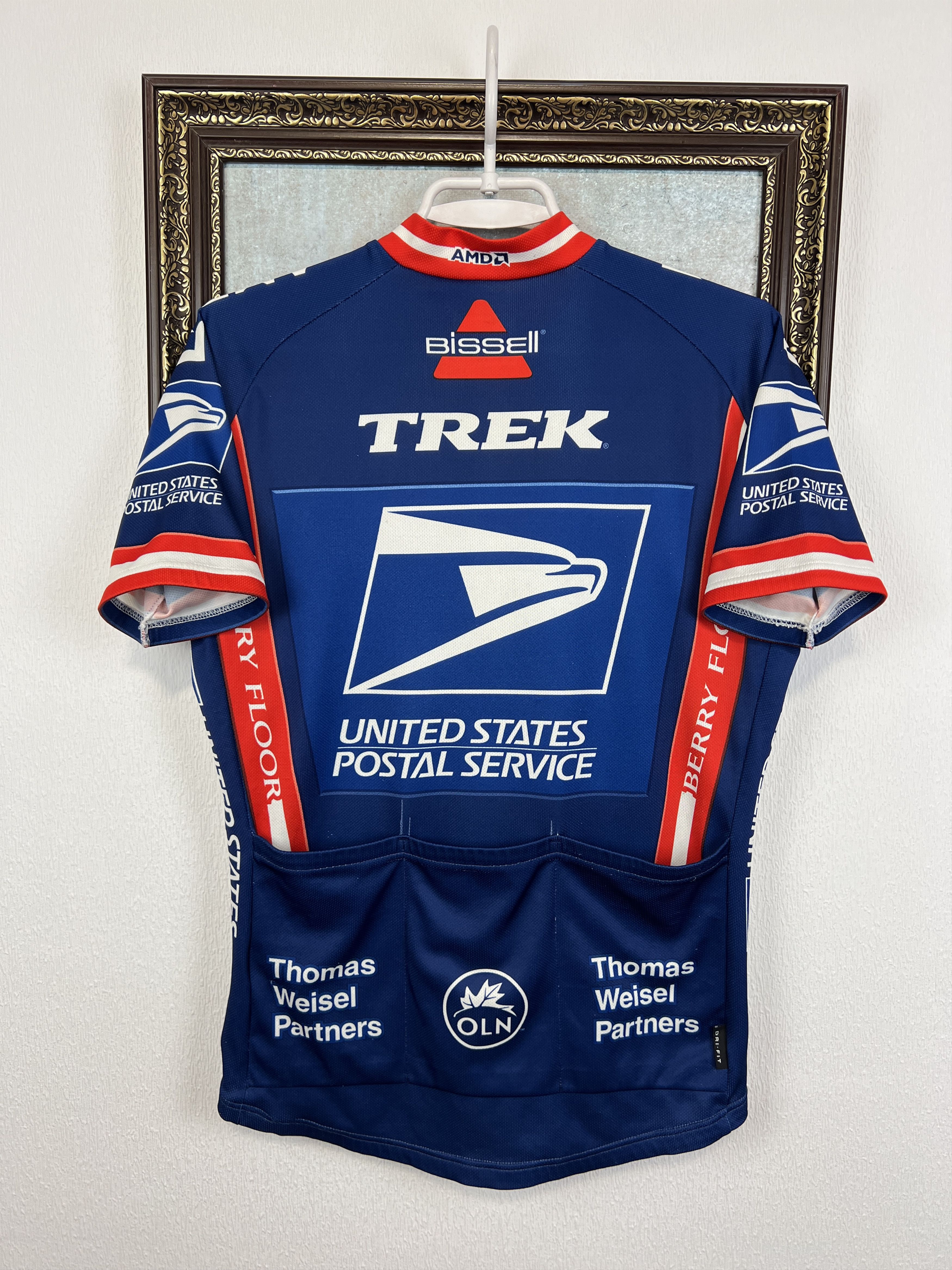 Nike United States Postal ServiceUSPS Cycling Biking Jersey Shirt Size US S / EU 44-46 / 1 - 11 Thumbnail