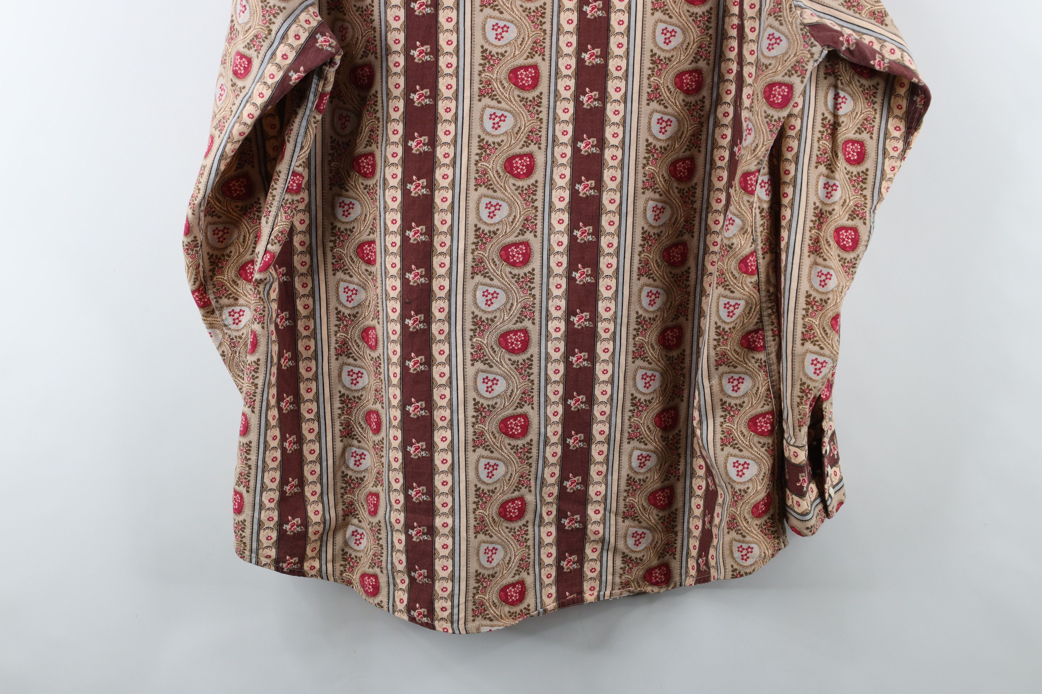 Vintage Vintage 90s Rockabilly Paisley Cowboy Western Button Shirt Size US L / EU 52-54 / 3 - 12 Thumbnail