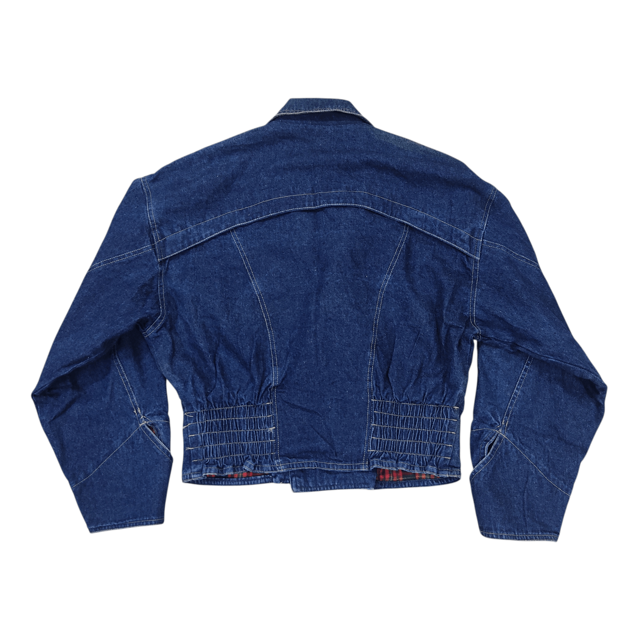 Vintage Issey Miyake Inspired 5th.St Double Collar Denim Jacket Size M / US 6-8 / IT 42-44 - 12 Thumbnail