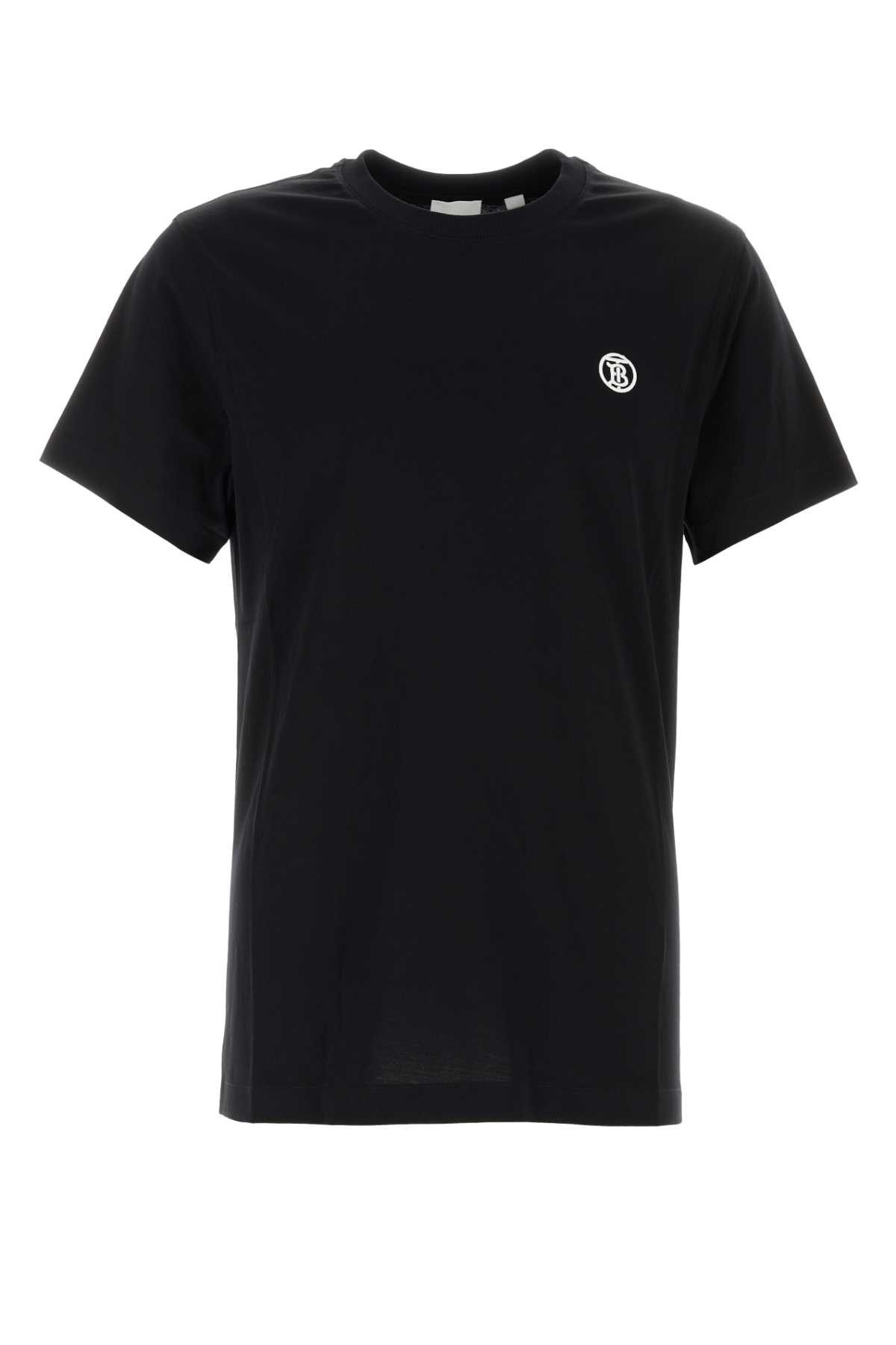 Burberry Black Cotton T-Shirt Size US XS / EU 42 / 0 - 1 Thumbnail