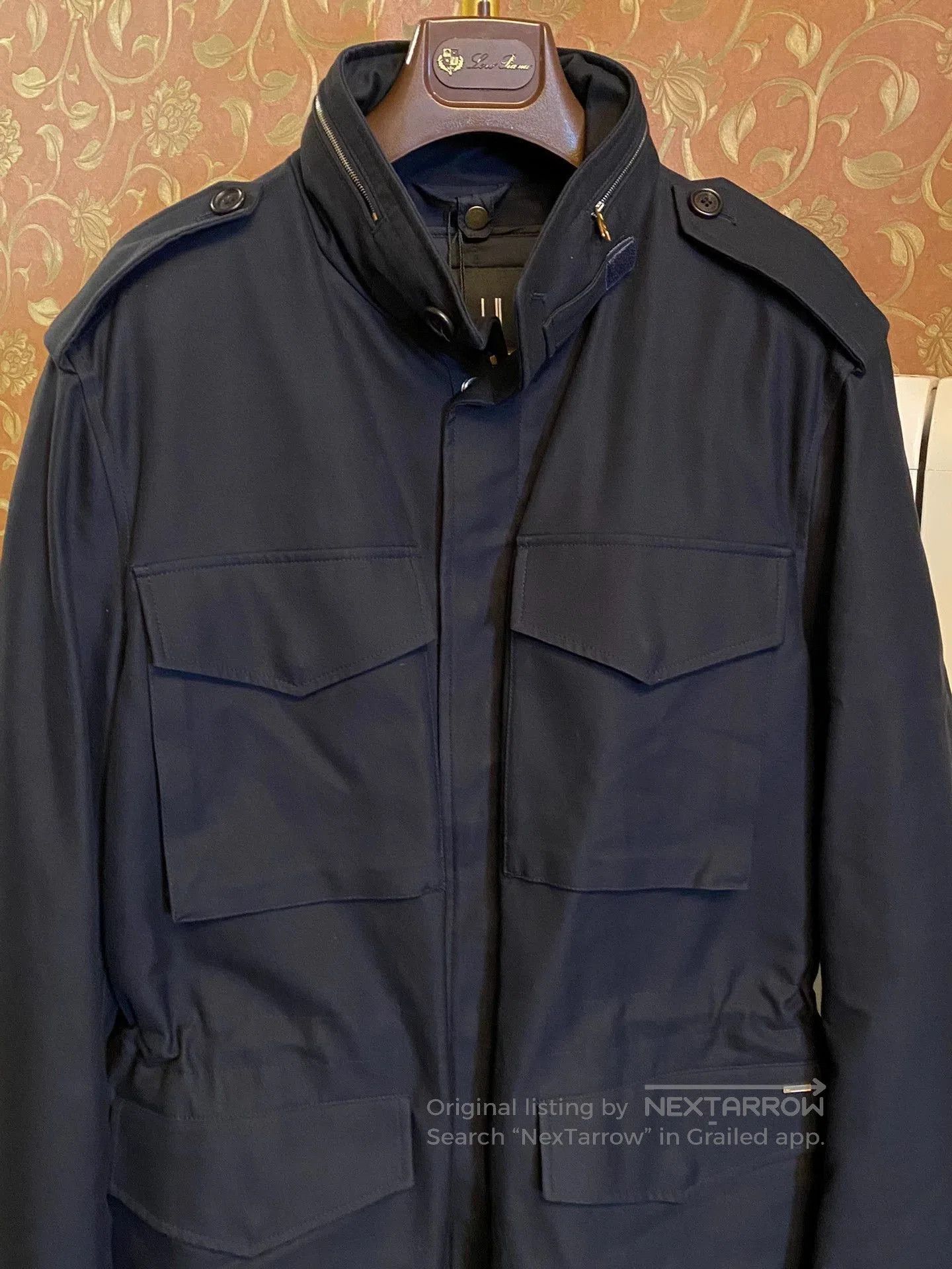 Alfred Dunhill Black Utility Jacket with Multiple Pockets . Size US M / EU 48-50 / 2 - 2 Thumbnail