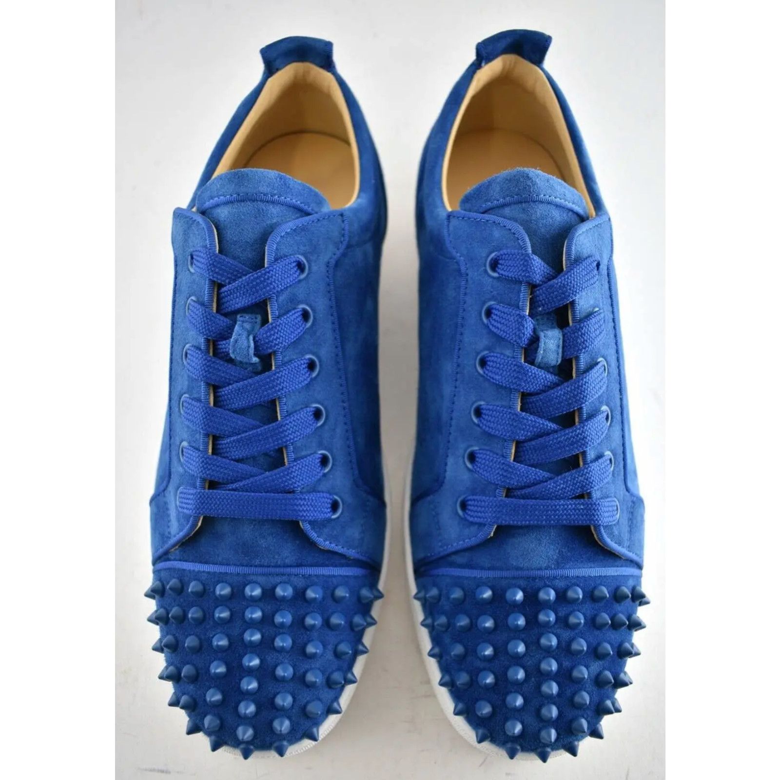 Christian Louboutin Christian Louboutin Louis Junior Spike Orlato Flat Blue Size US 12 / EU 45 - 5 Thumbnail