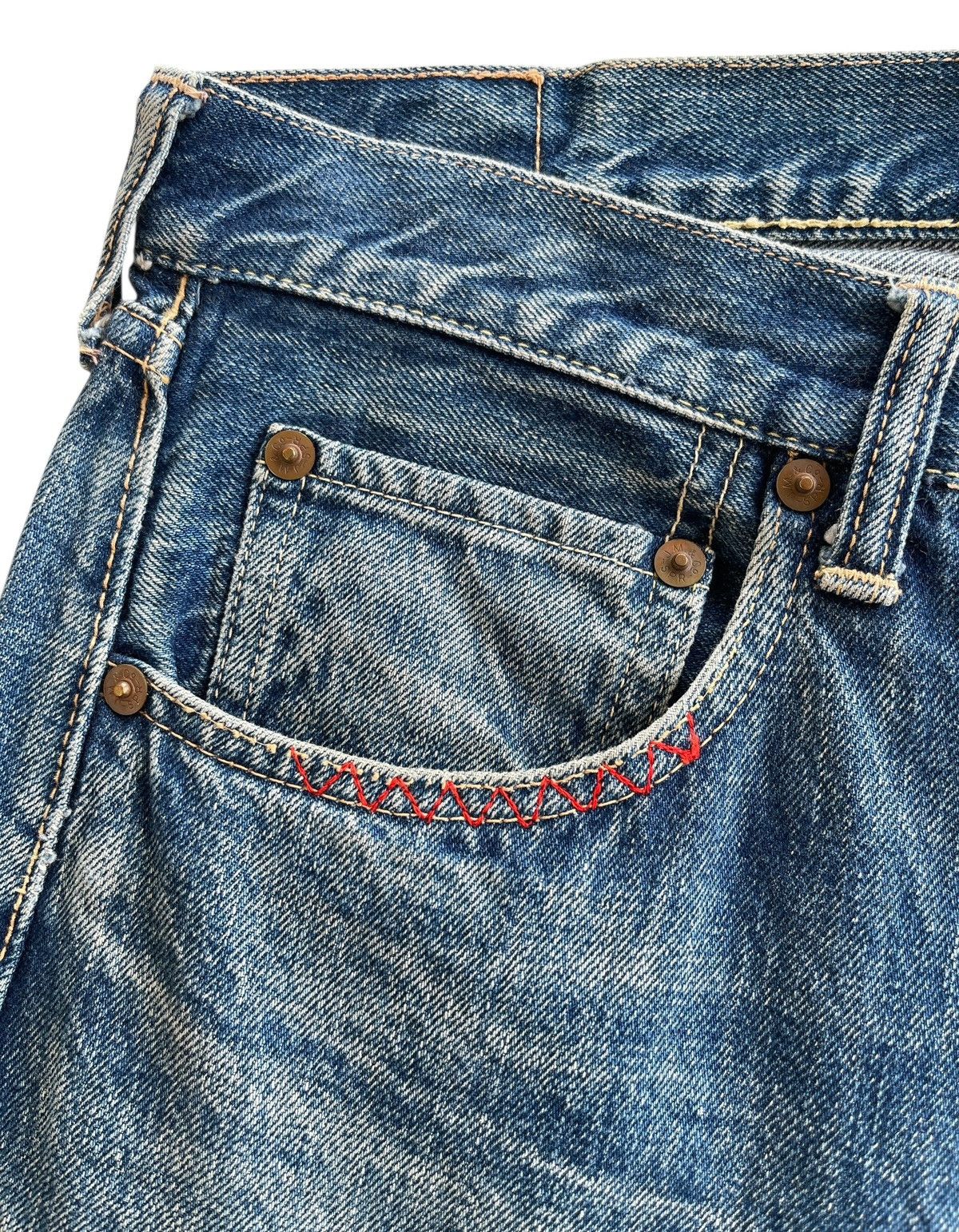The Real McCoy's Joe McCOY Patchwork Selvedge Denim Size US 32 / EU 48 - 5 Thumbnail